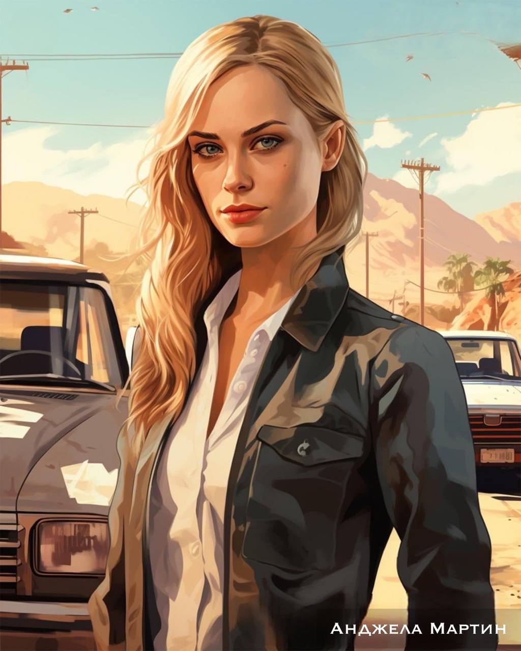 Актерский состав сериала "Офис" в стиле GTA V | Пикабу