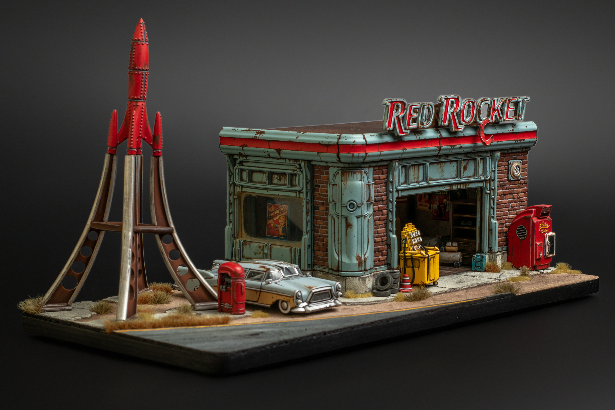 Diorama Fallout 4 Red Rocket Station | Пикабу
