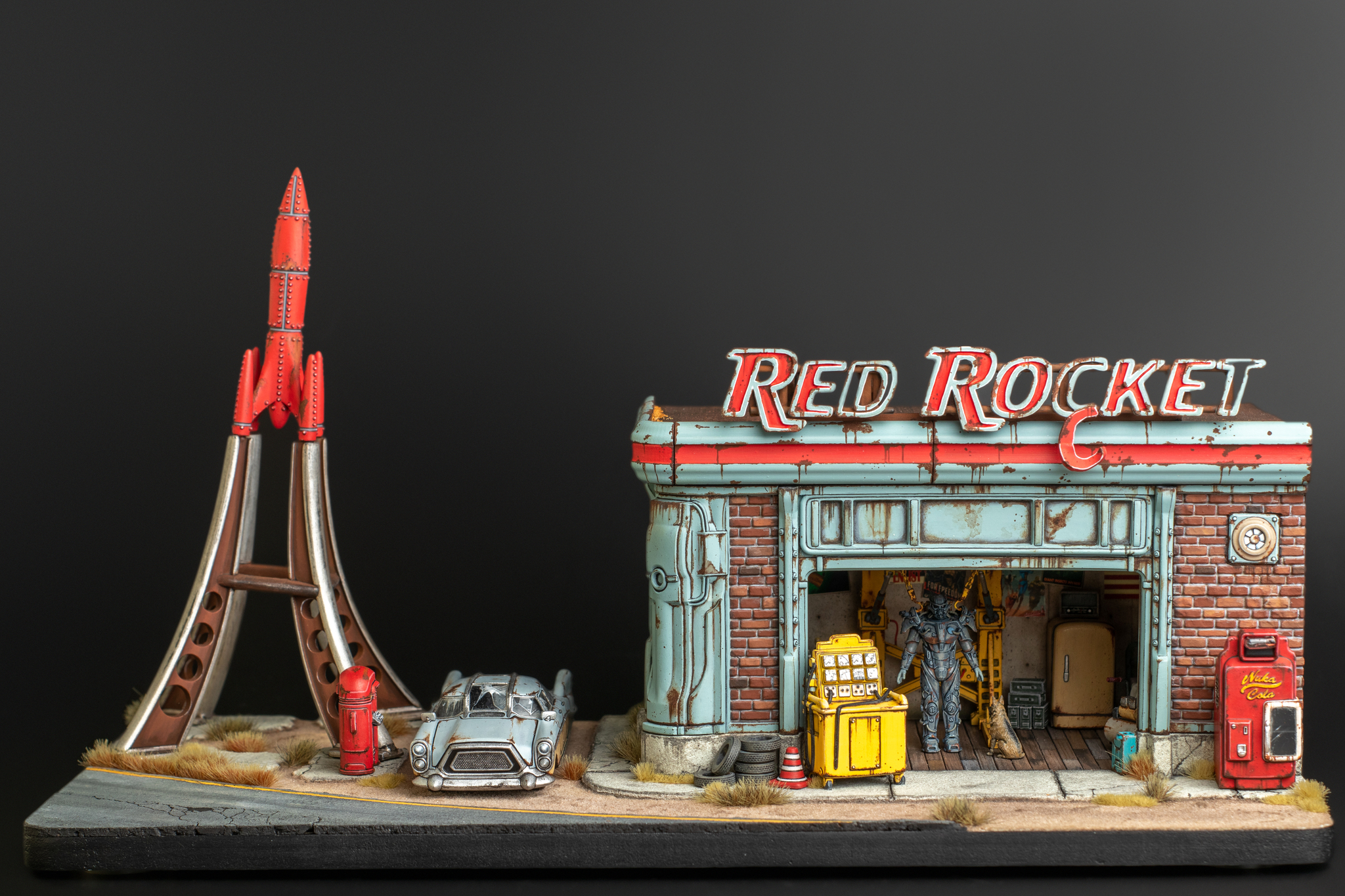 Red rocket fallout 4 3d model фото 3