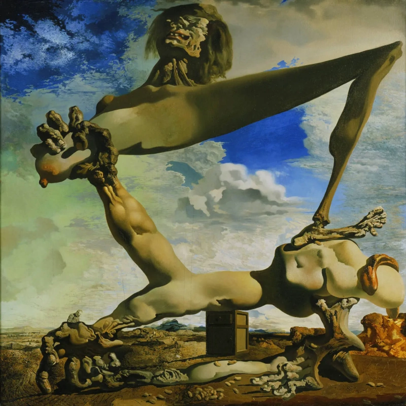 Великий мастурбатор, 1929 по Salvador Dali (1904-1989, Spain) Salvador Dali | WahooArt.com