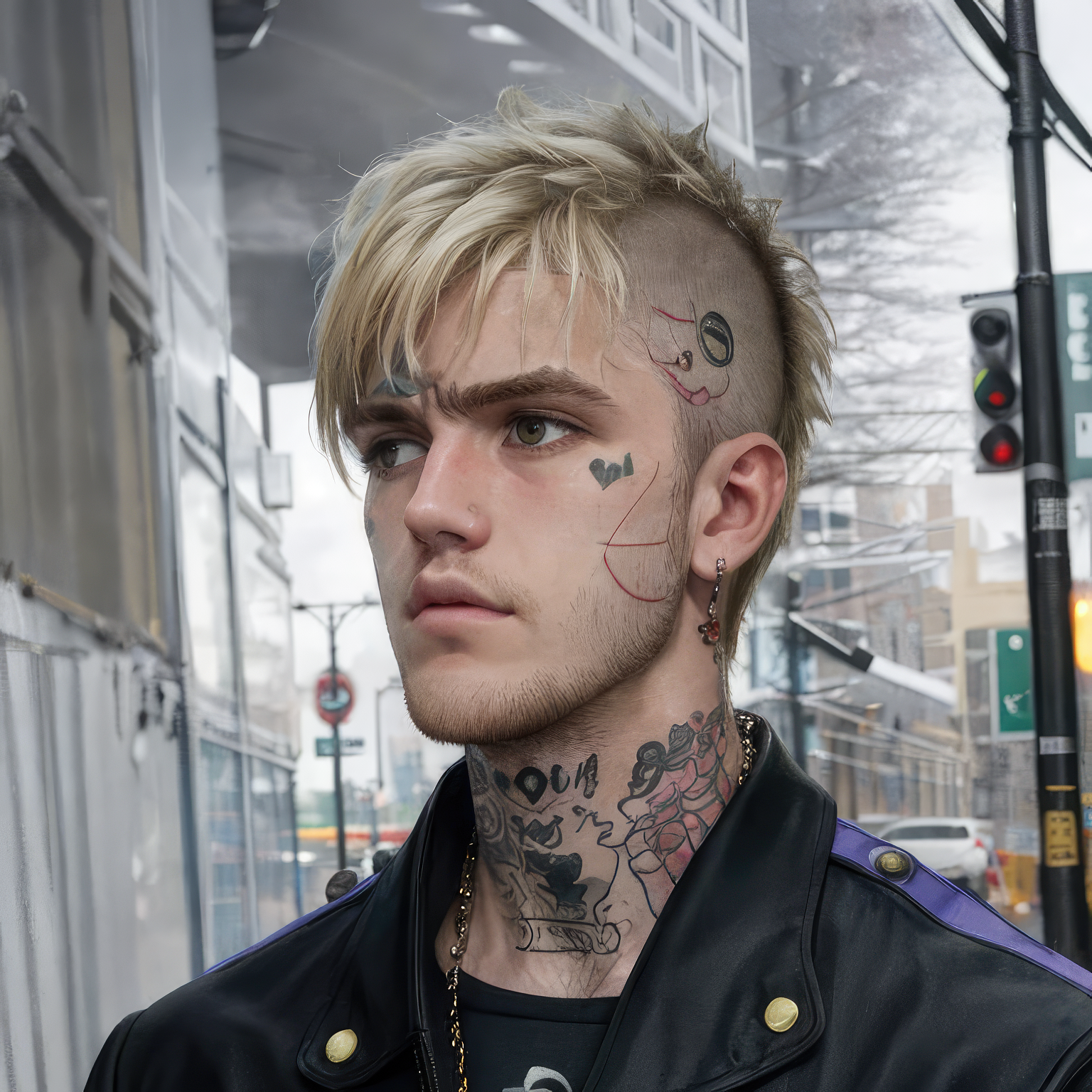 Глазами нейросетей: Lil Peep | Пикабу