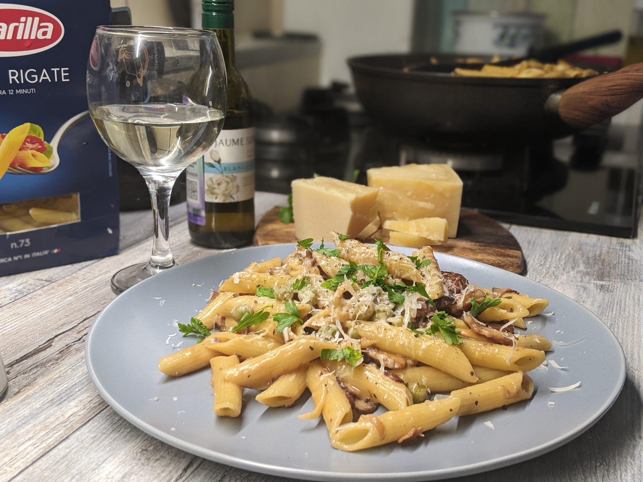 Не корысти ради, а пятницы для. Penne alla Boscaiola | Пикабу