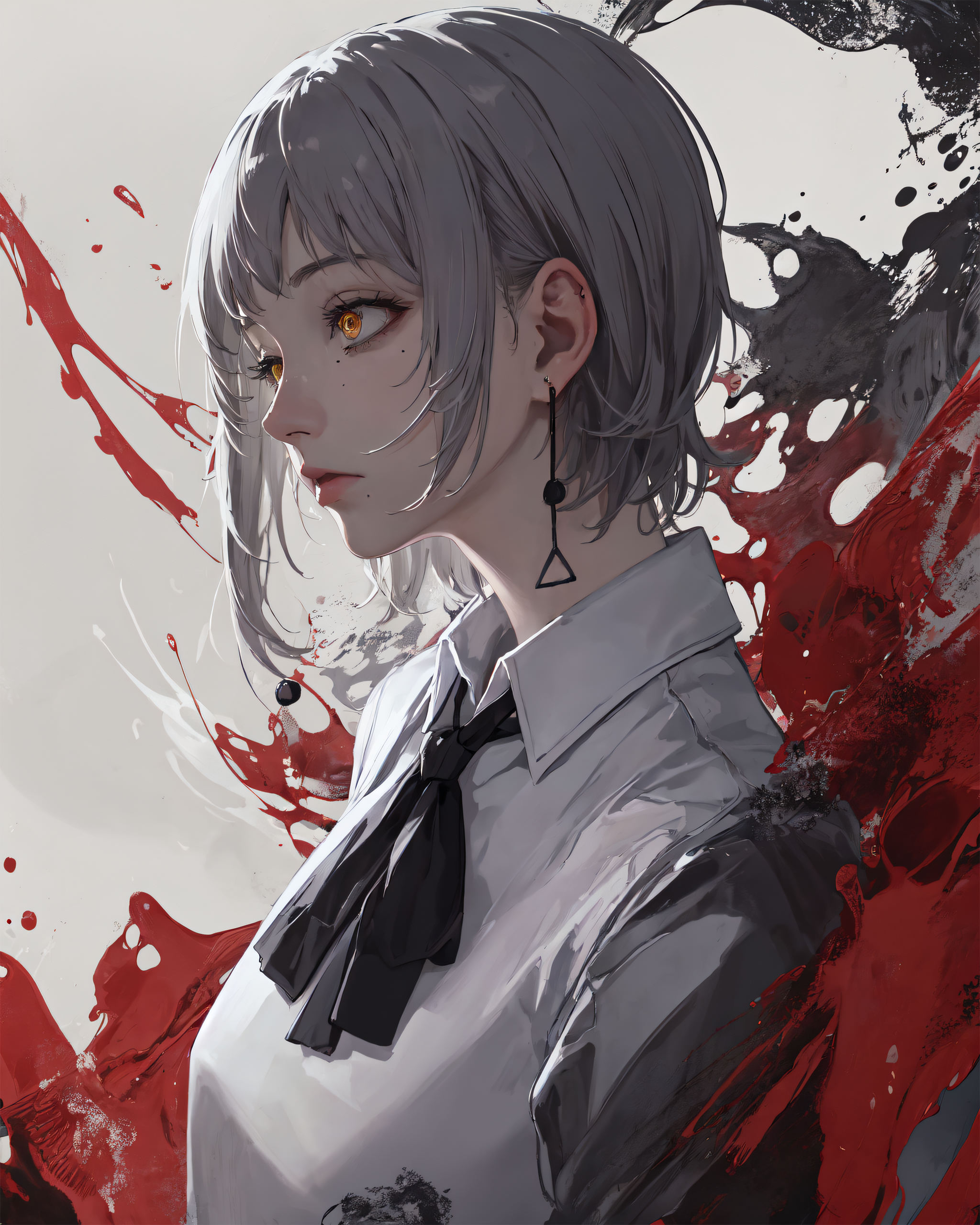 Chainsaw man deamon girls ai arts | Пикабу