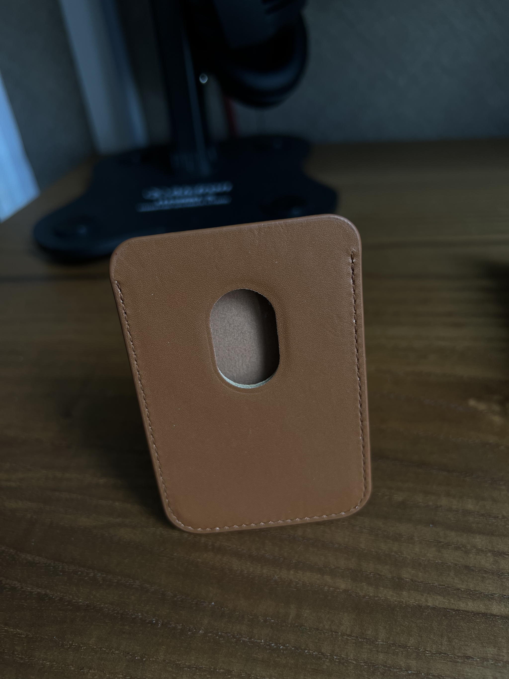 Кожаный чехол-бумажник для карт и визиток картхолдер MagSafe Leather Wallet  для Apple iPhone , декор полимерная глина | Пикабу