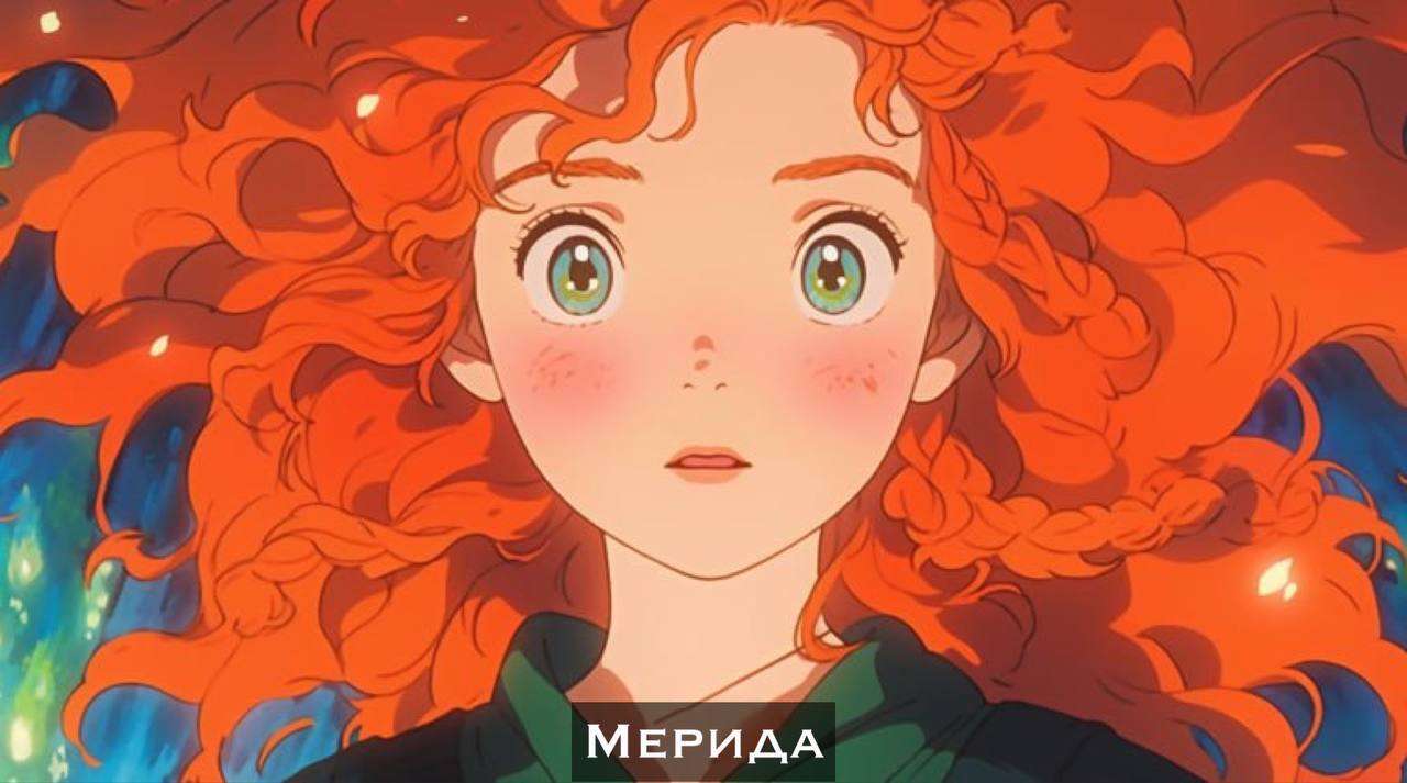 Принцессы Диснея в аниме-фильме Studio Ghibli. ч.2 | Пикабу