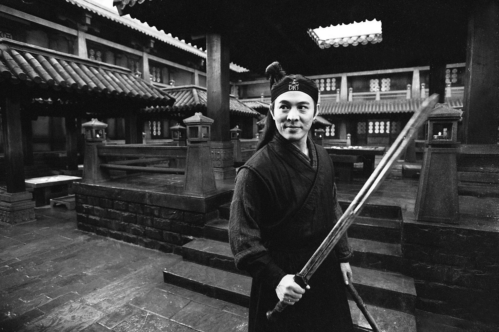 Джет Ли на съёмках фильма \"Герой\" | Пикабу