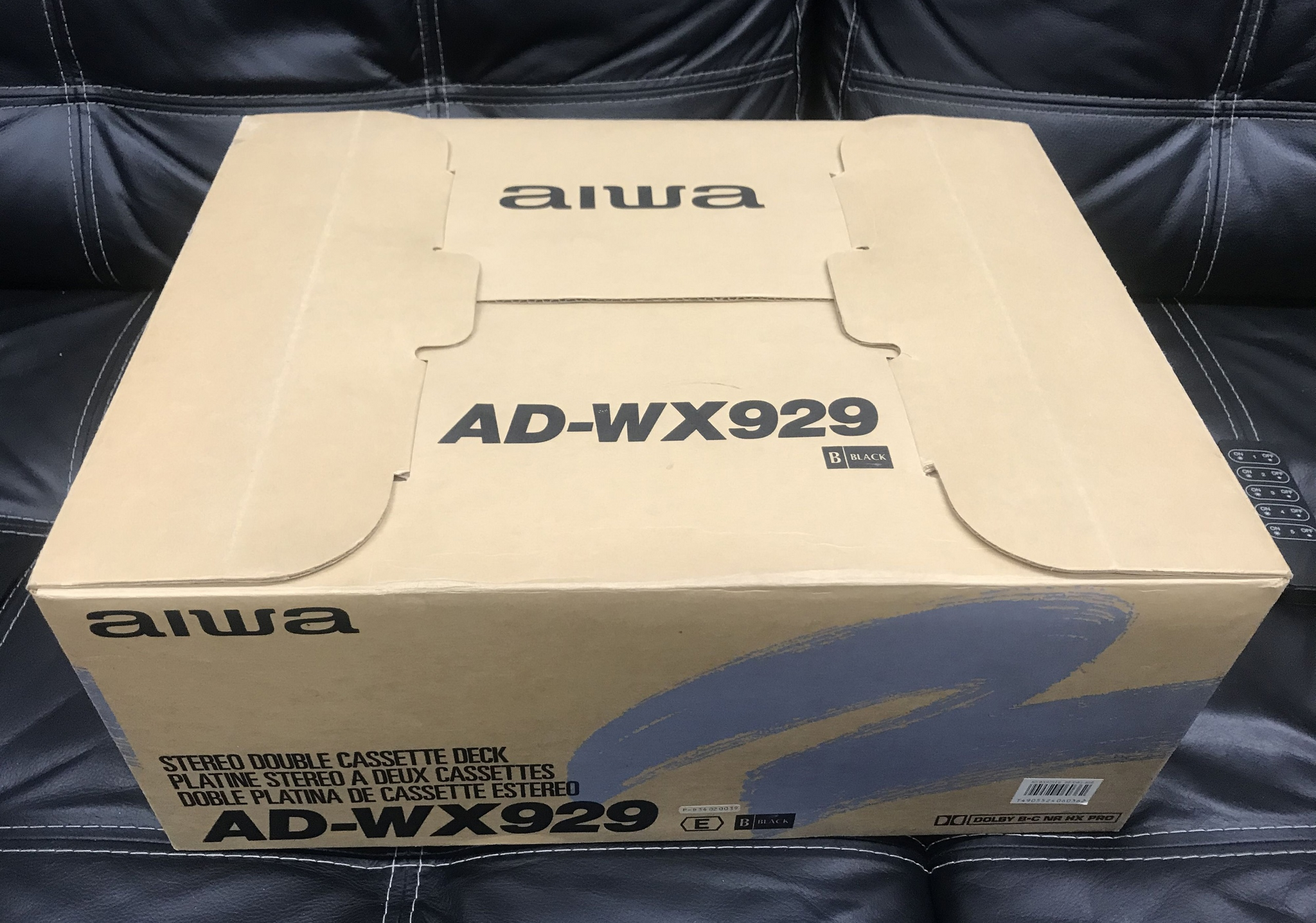 Двухкасетник AIWA AD-WX 929 (распаковка) | Пикабу