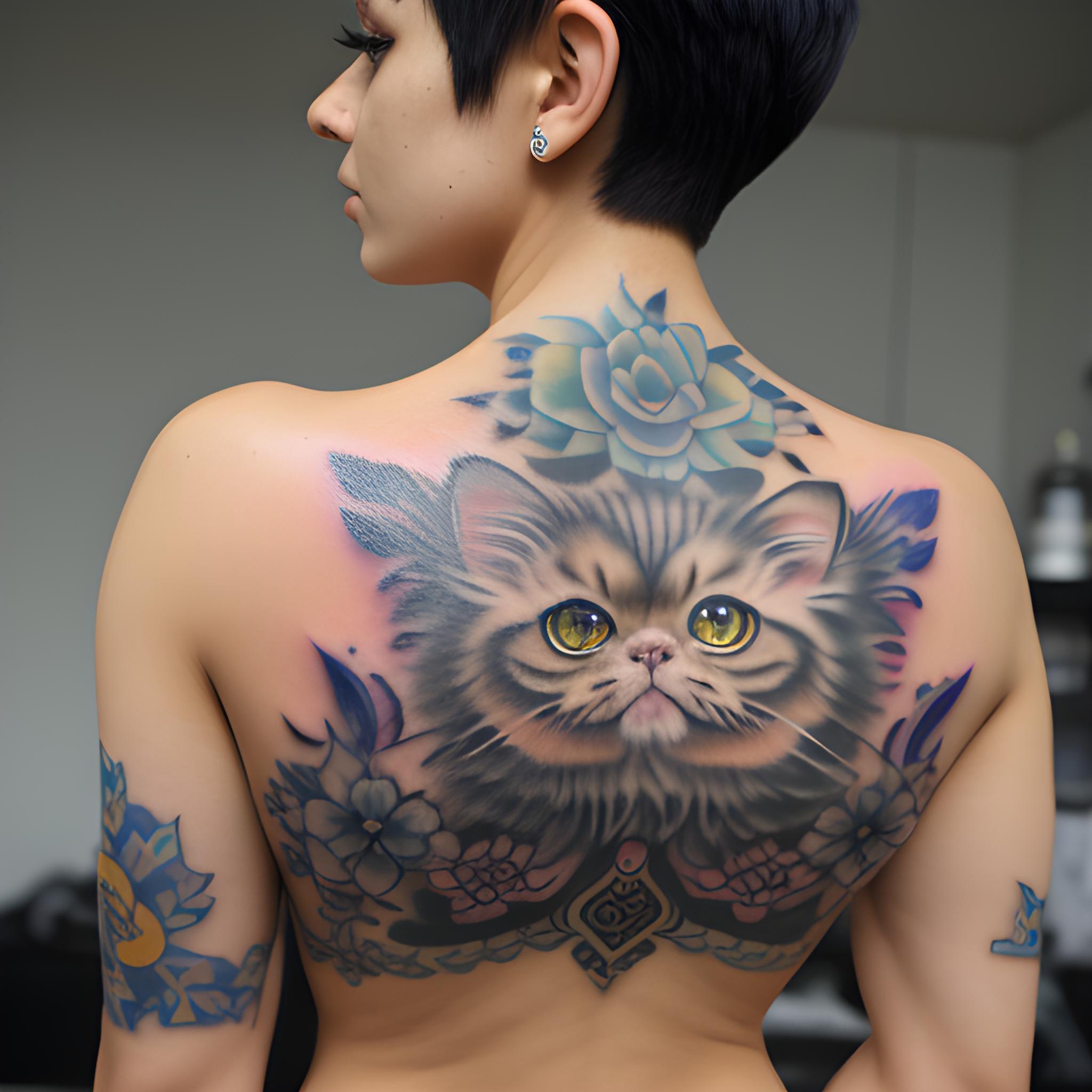 Красивые татуировки кошек: фото и идеи для вдохновения