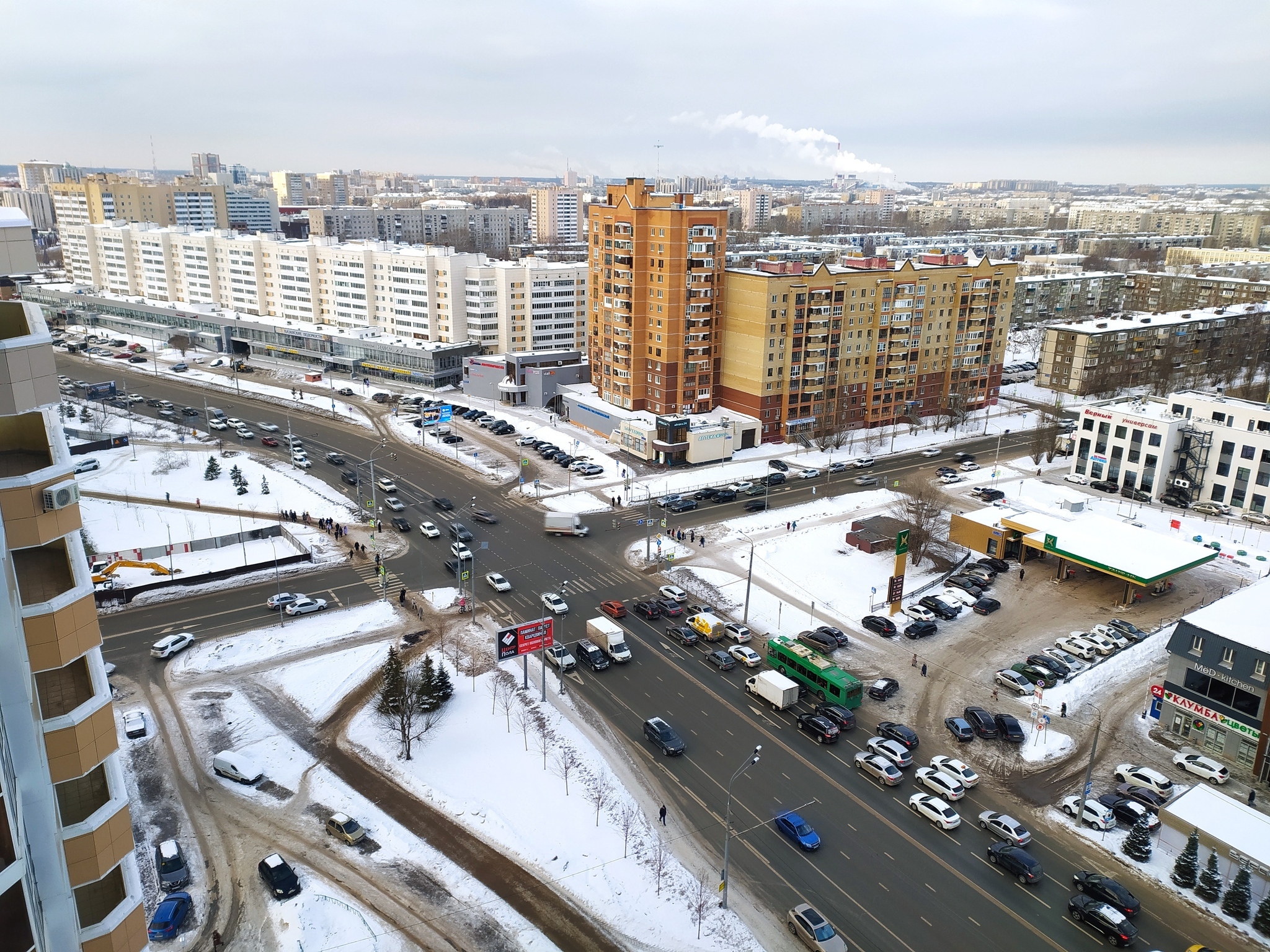 Казань, ул.Чистопольская, разница за 4 месяца | Пикабу