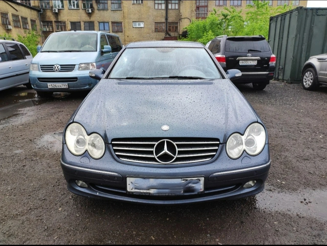 Раньше было лучше! Mercedes-Benz CLK 2004 года. Нашли живой спустя 19 лет!  | Пикабу