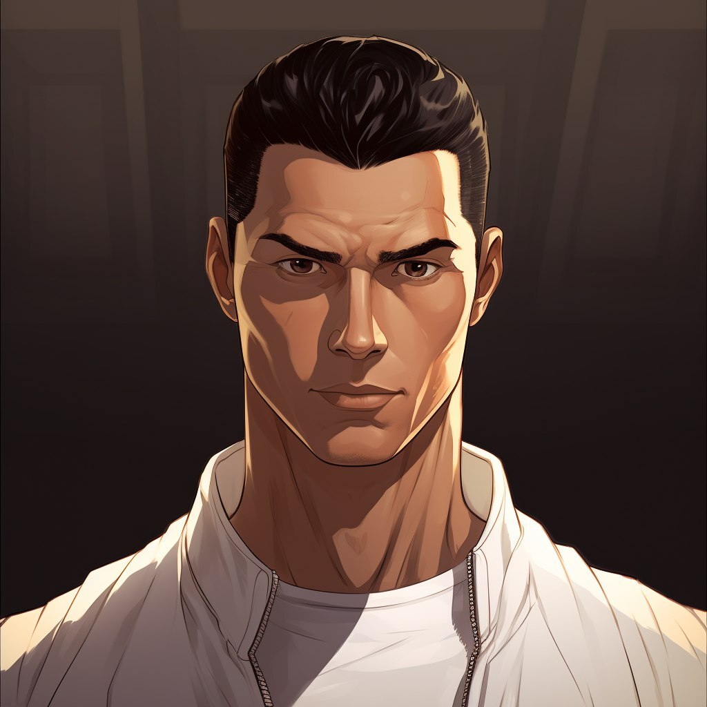 Популярные футболисты в стиле аниме | Пикабу