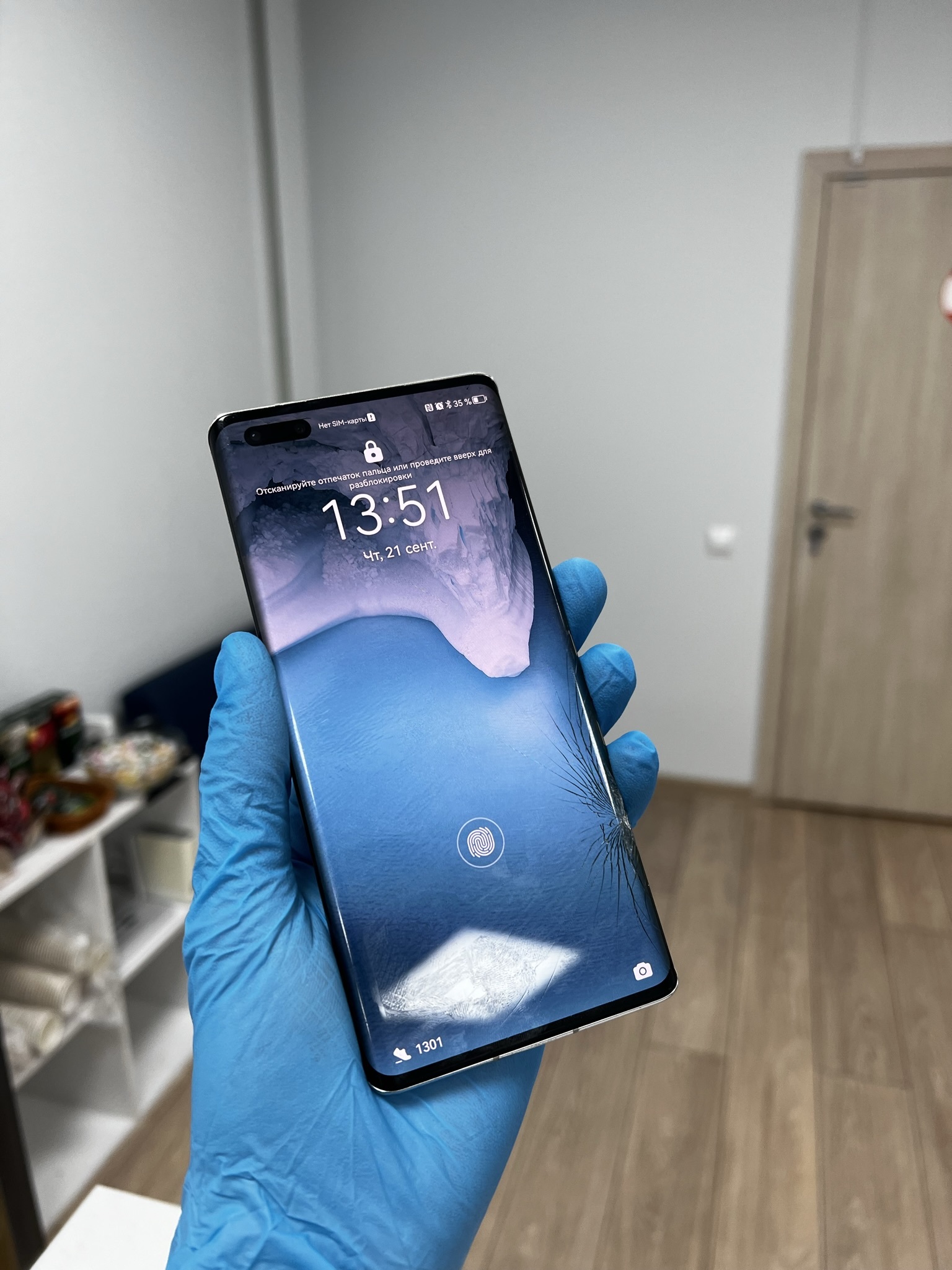 Вот это водопад. Замена стекла на Huawei Mate 40 Pro | Пикабу