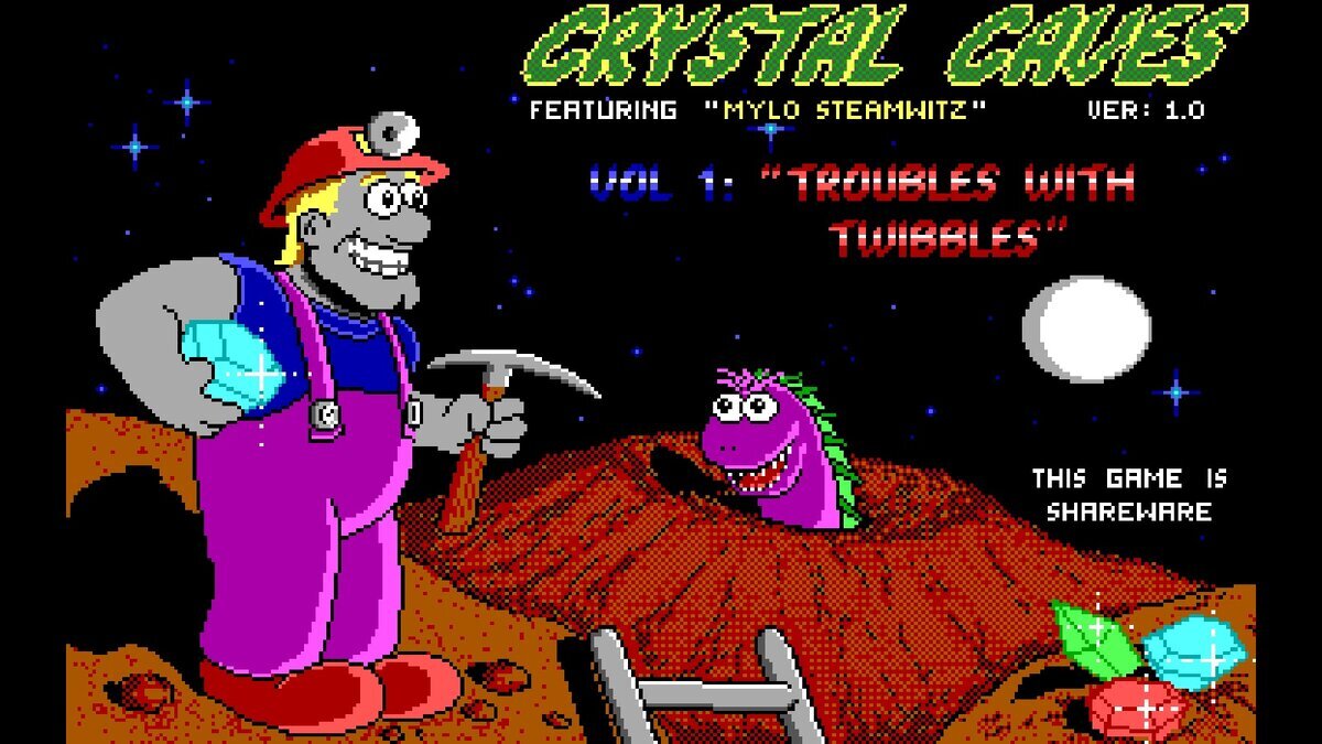 Crystal Caves: Проблемы с... тарабарщиной? | Пикабу