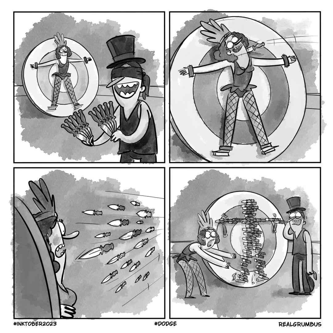 Мой Инктобер 2023 в комиксах | Пикабу