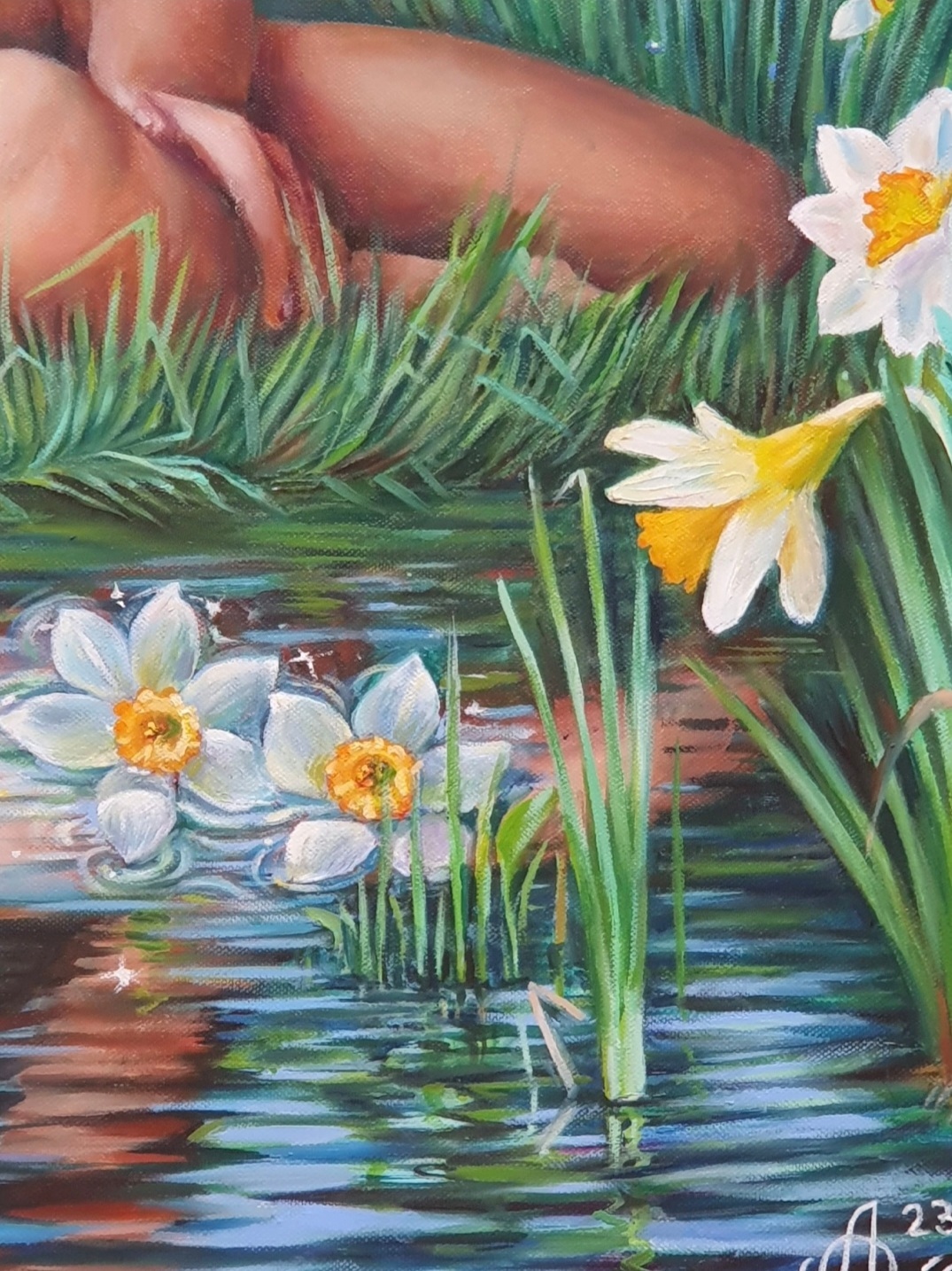 Картина " Нарциссы" | Пикабу