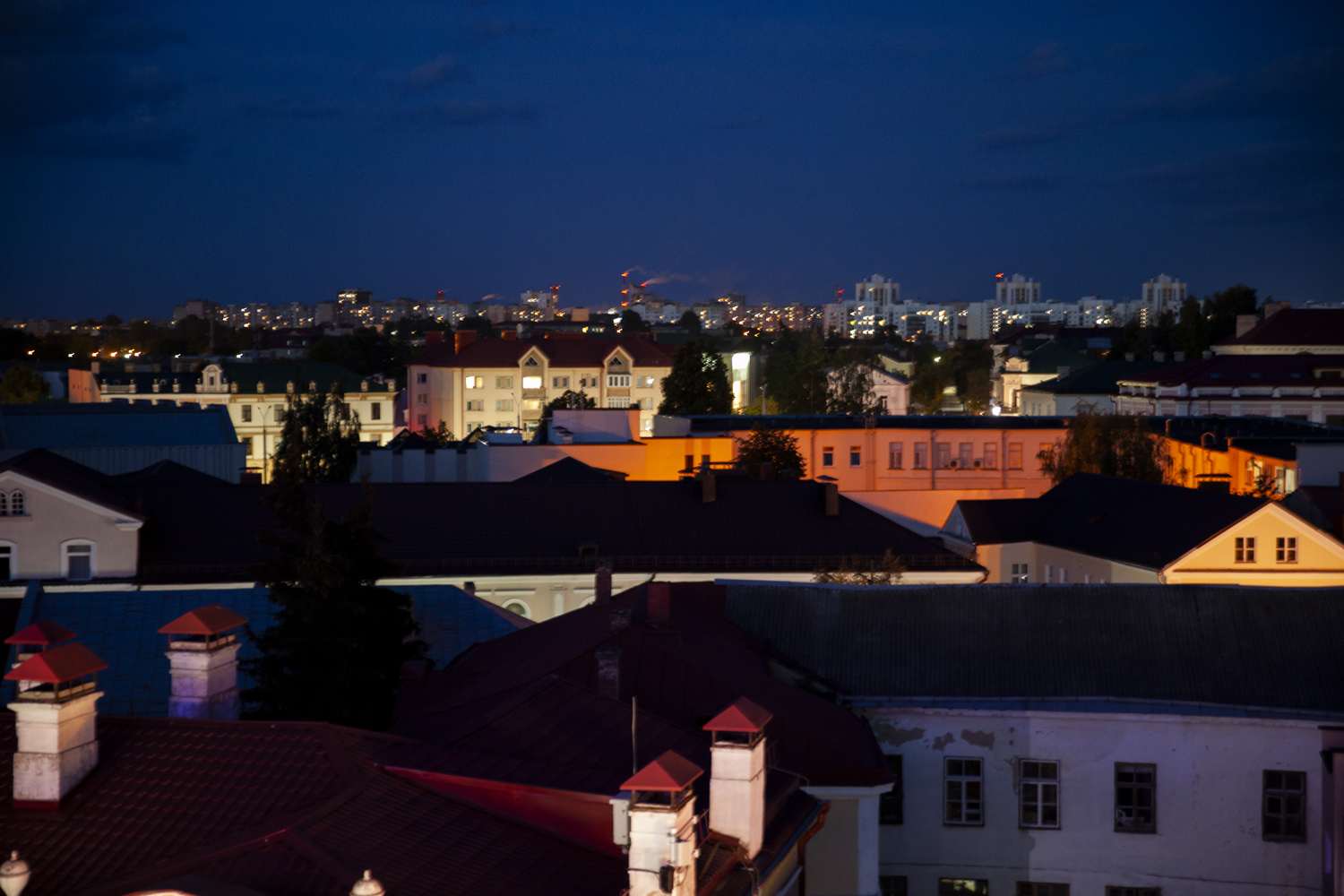 Ночной Гродно | Пикабу