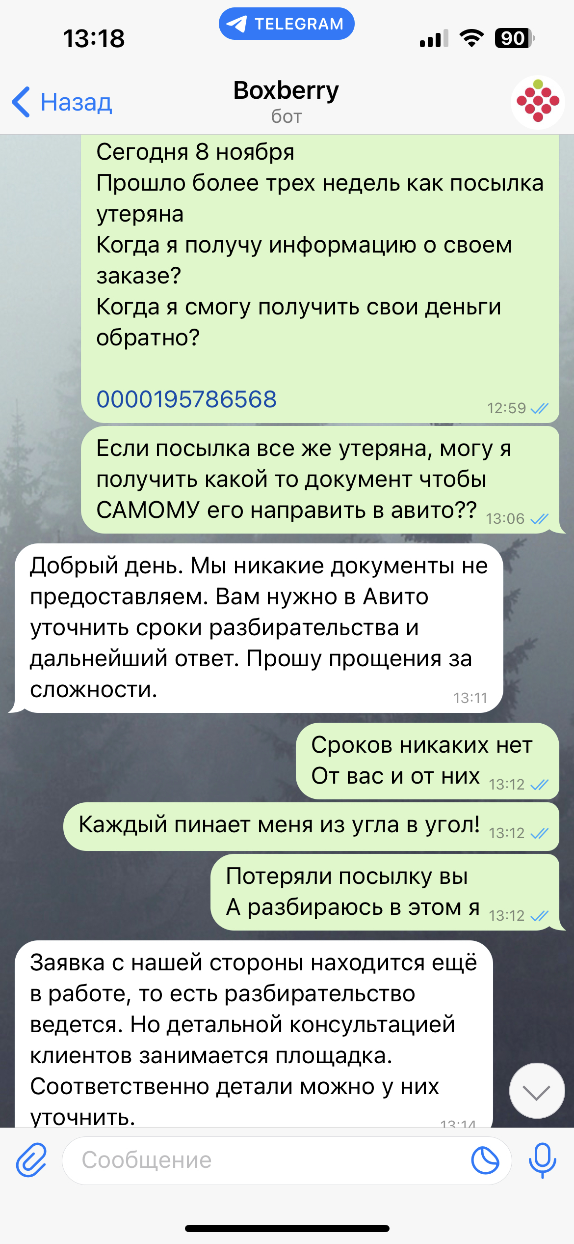Авито Доставка потеряла посылку | Пикабу