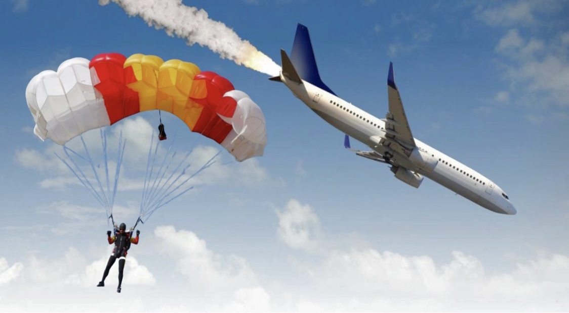 Почему в самолетах нет парашютов для пассажиров и экипажа | Пикабу