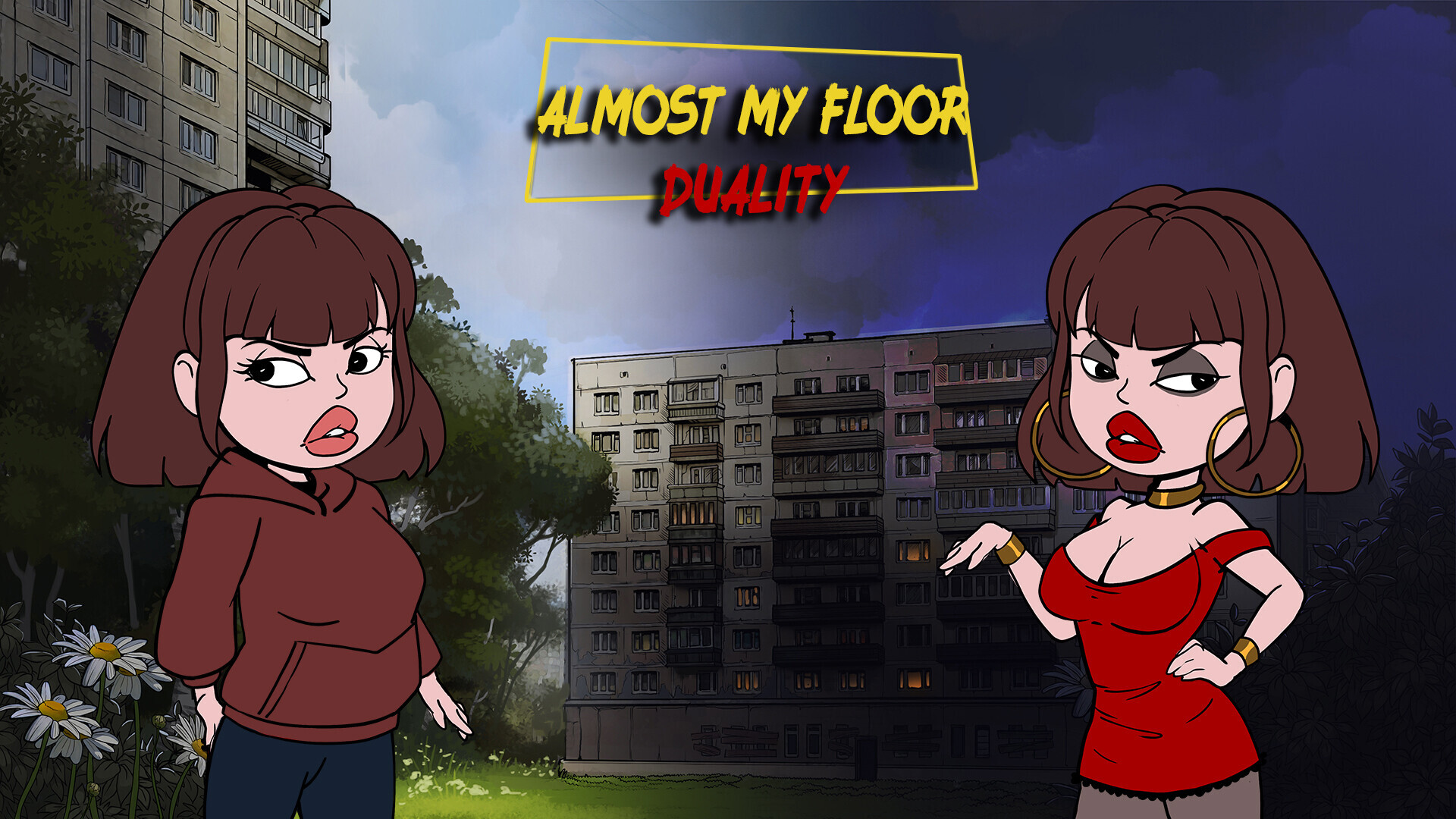 Делаю игру без мужа: Almost my floor:duality. Ужасы соло разработки | Пикабу