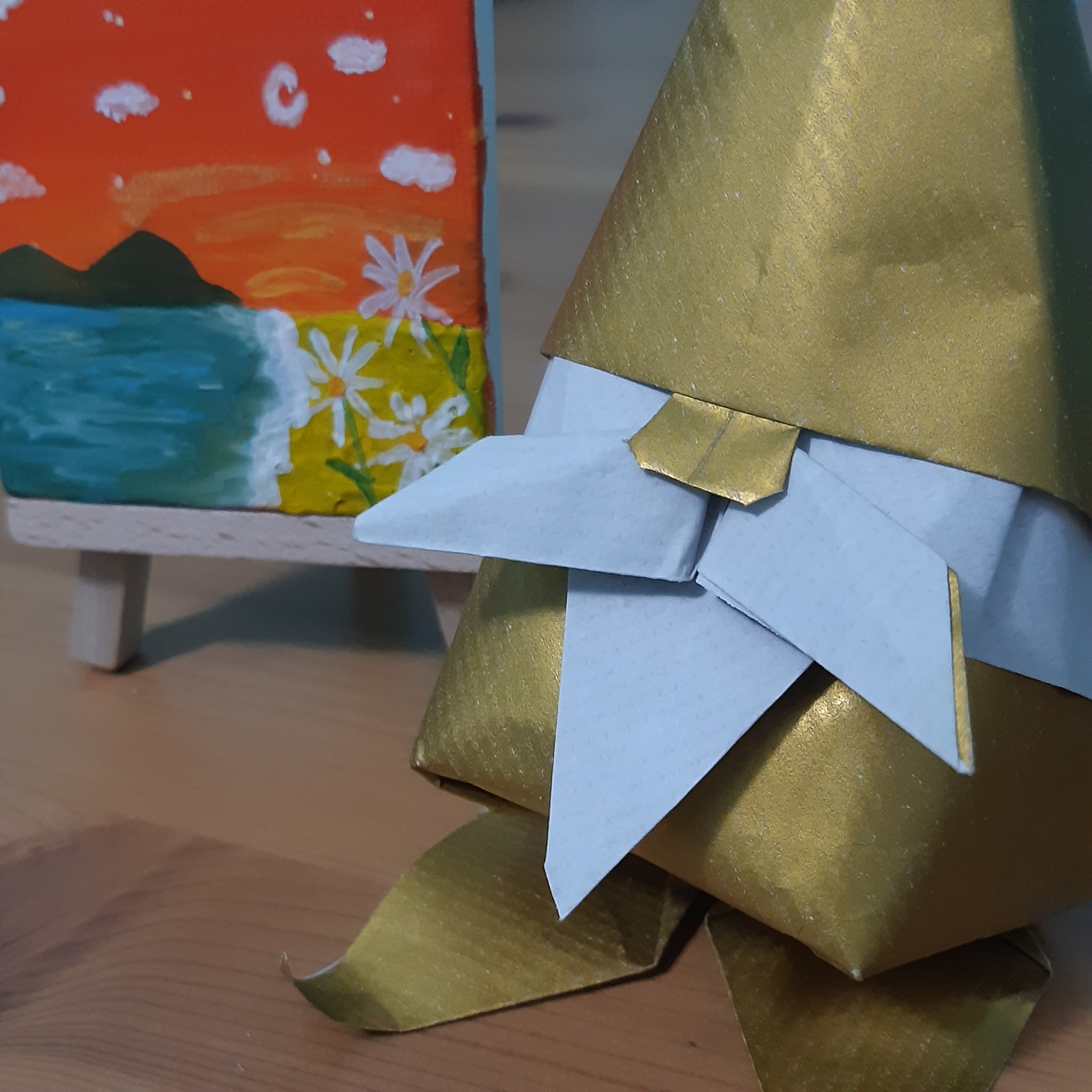 Origami Standing Gnome (Riccardo Fonchi) | Пикабу