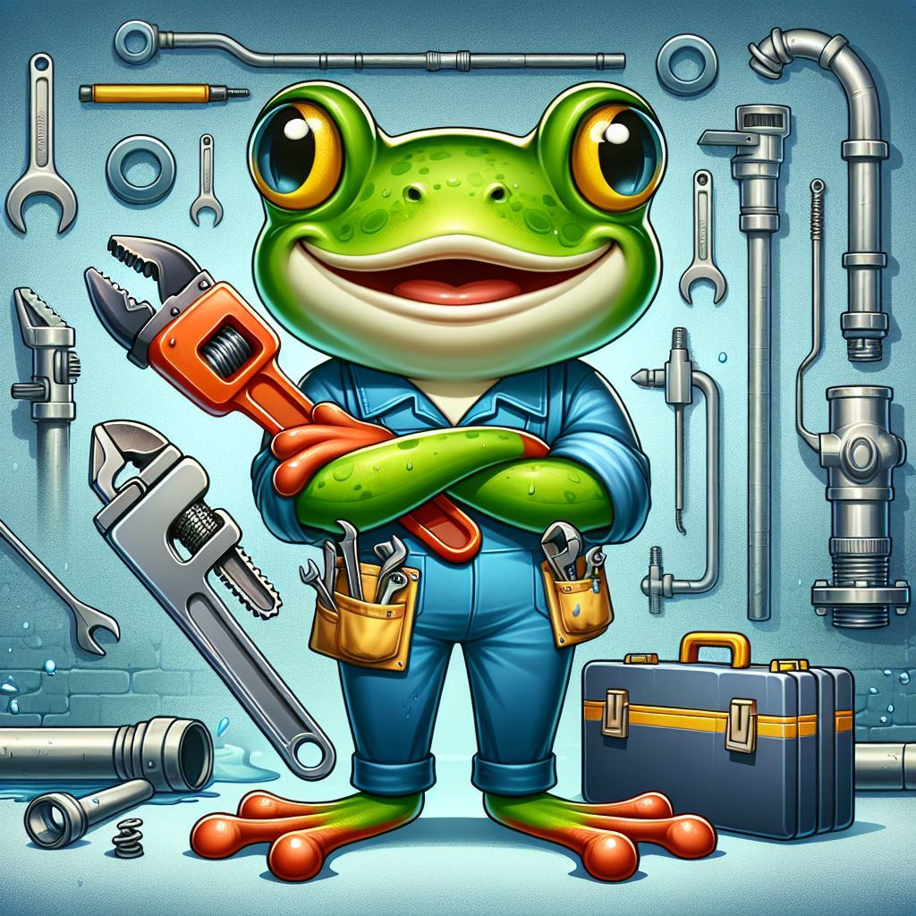 Жаба - слесарь | Пикабу