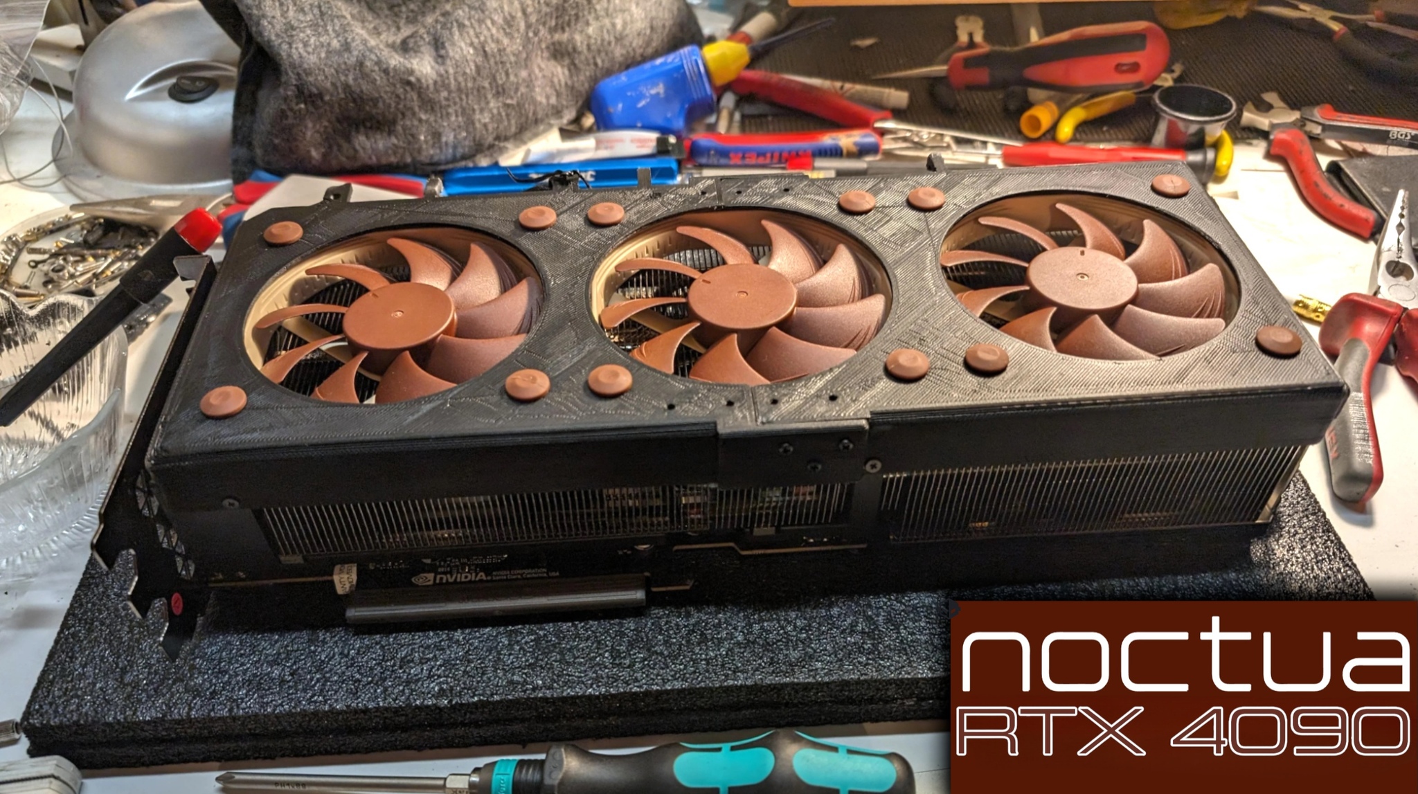 RTX 4090 Noctua своими руками | Пикабу