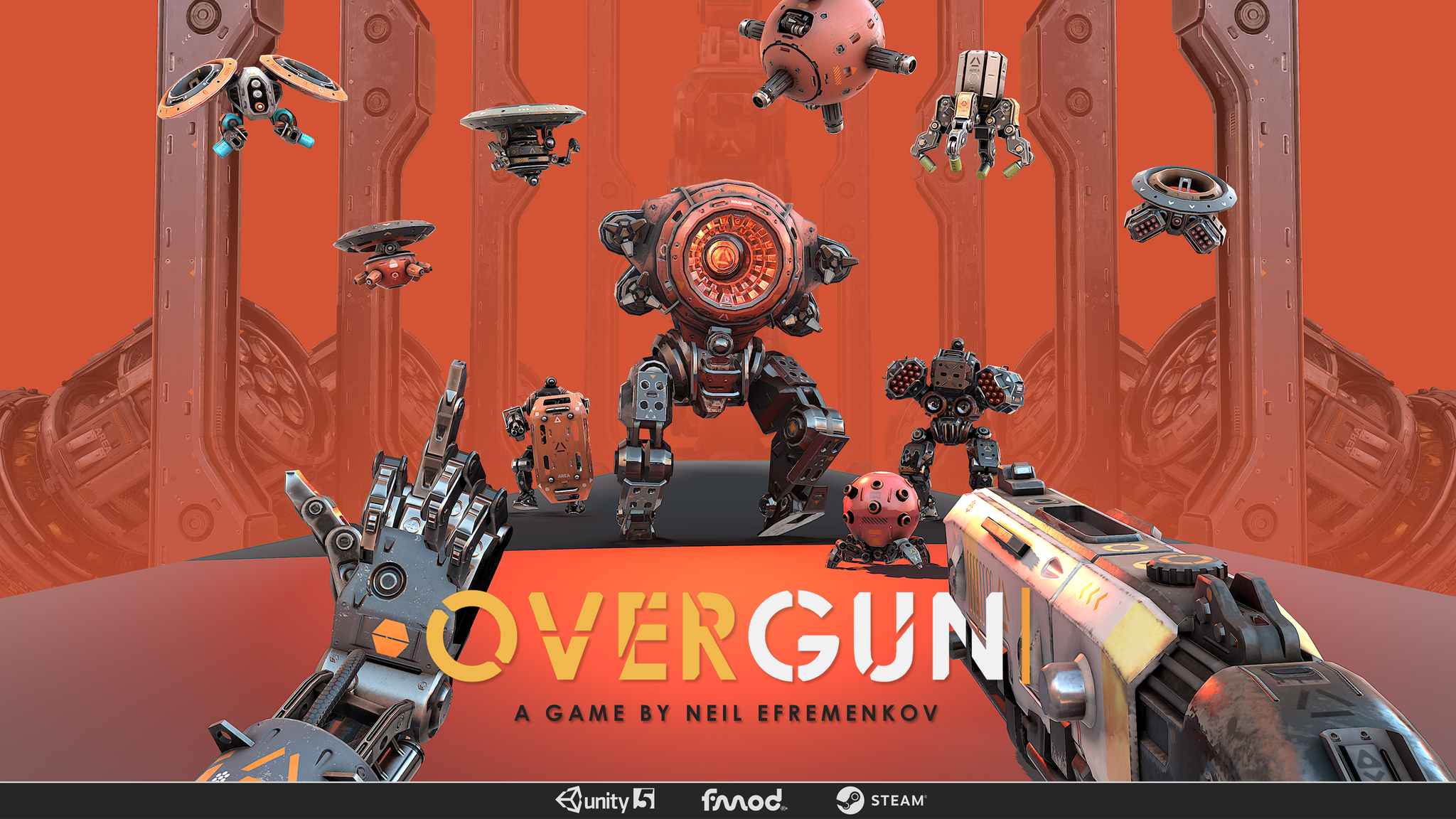 Страница моей игры OVERGUN наконец доступна в Steam спустя 7 лет разработки  | Пикабу