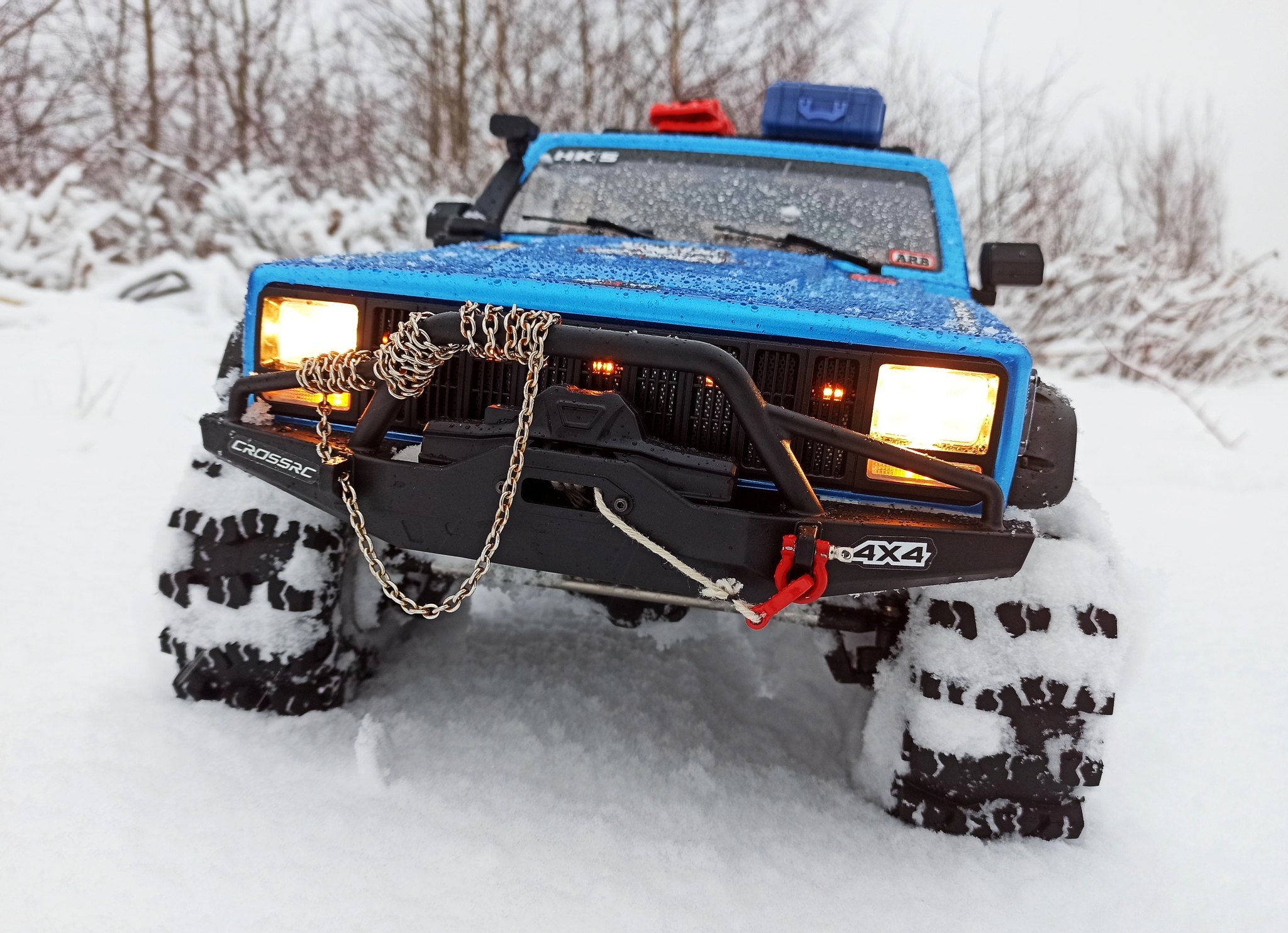 CROSSRC Winter TEASES EMO X2 SCALE Trophy 4x4 | Пикабу