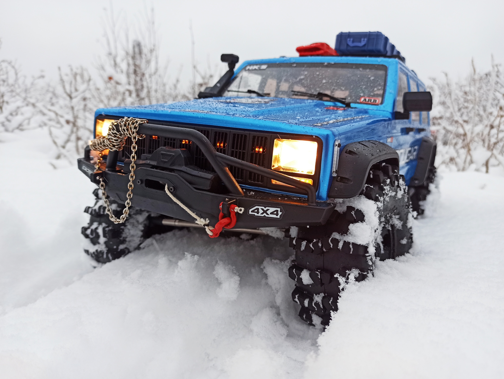 CROSSRC Winter TEASES EMO X2 SCALE Trophy 4x4 | Пикабу