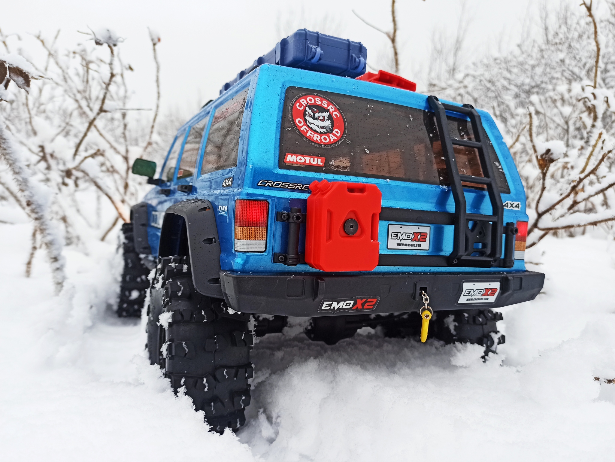 CROSSRC Winter TEASES EMO X2 SCALE Trophy 4x4 | Пикабу