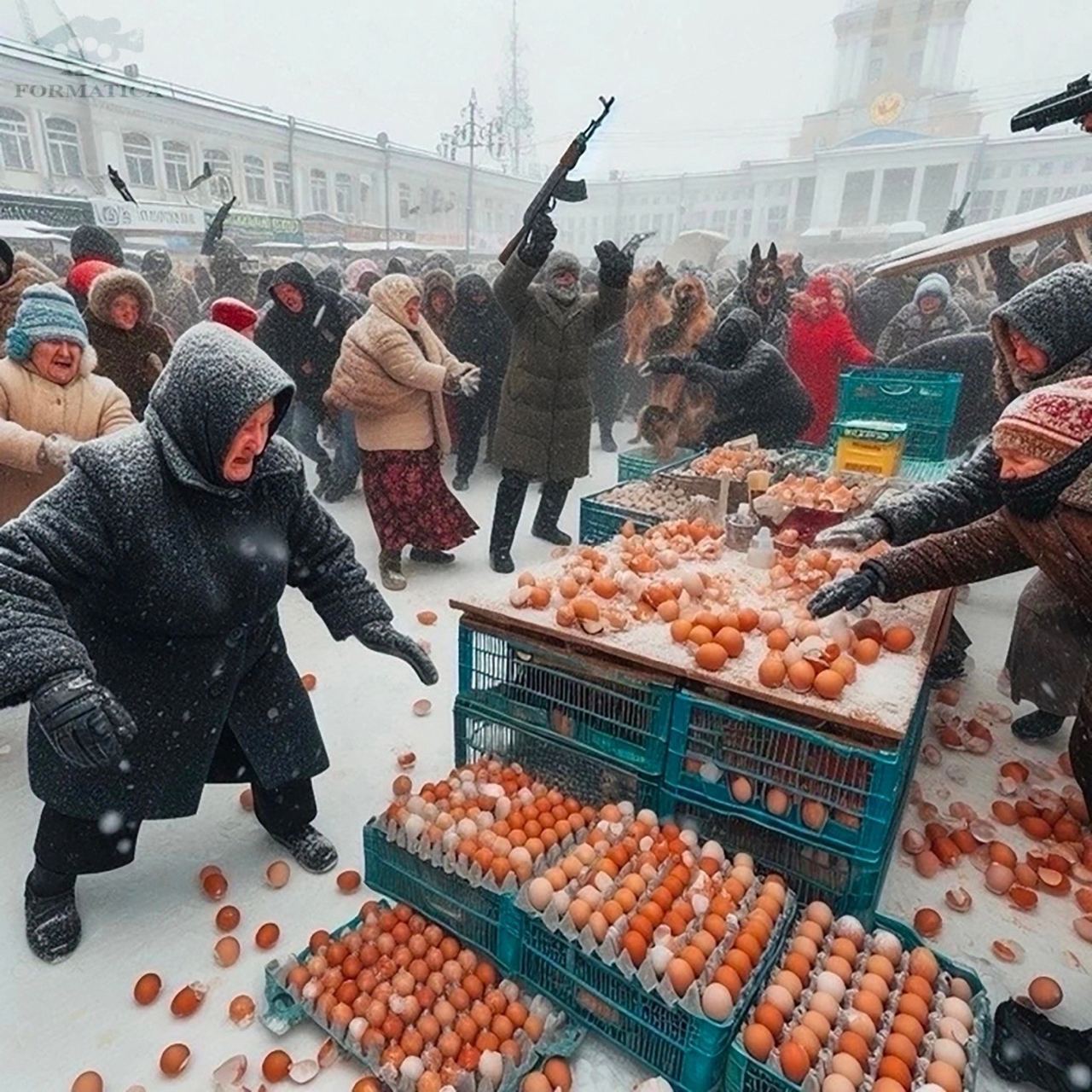 Слово бабки. Яйцо на асфальте | Пикабу