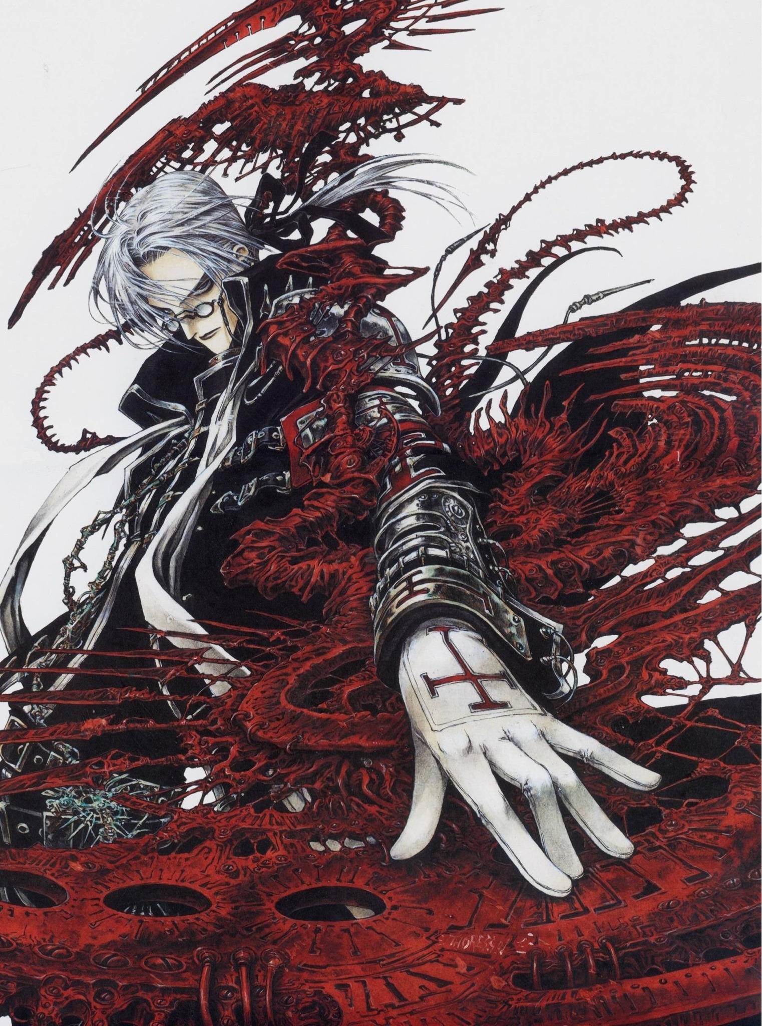 Trinity Blood (2000) artworks illustrated by: Thores Shibamoto | Пикабу