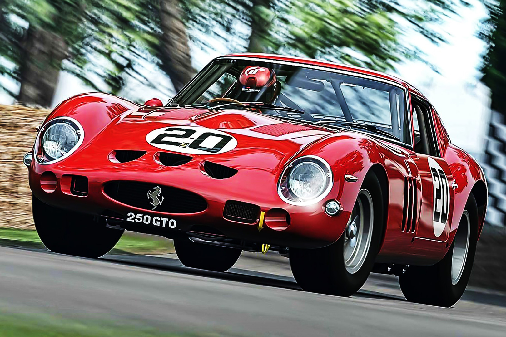 Почему 250 GTO считают лучшей Ferrari всех времен? Три литра, 12 цилиндров,  миллионы долларов | Пикабу