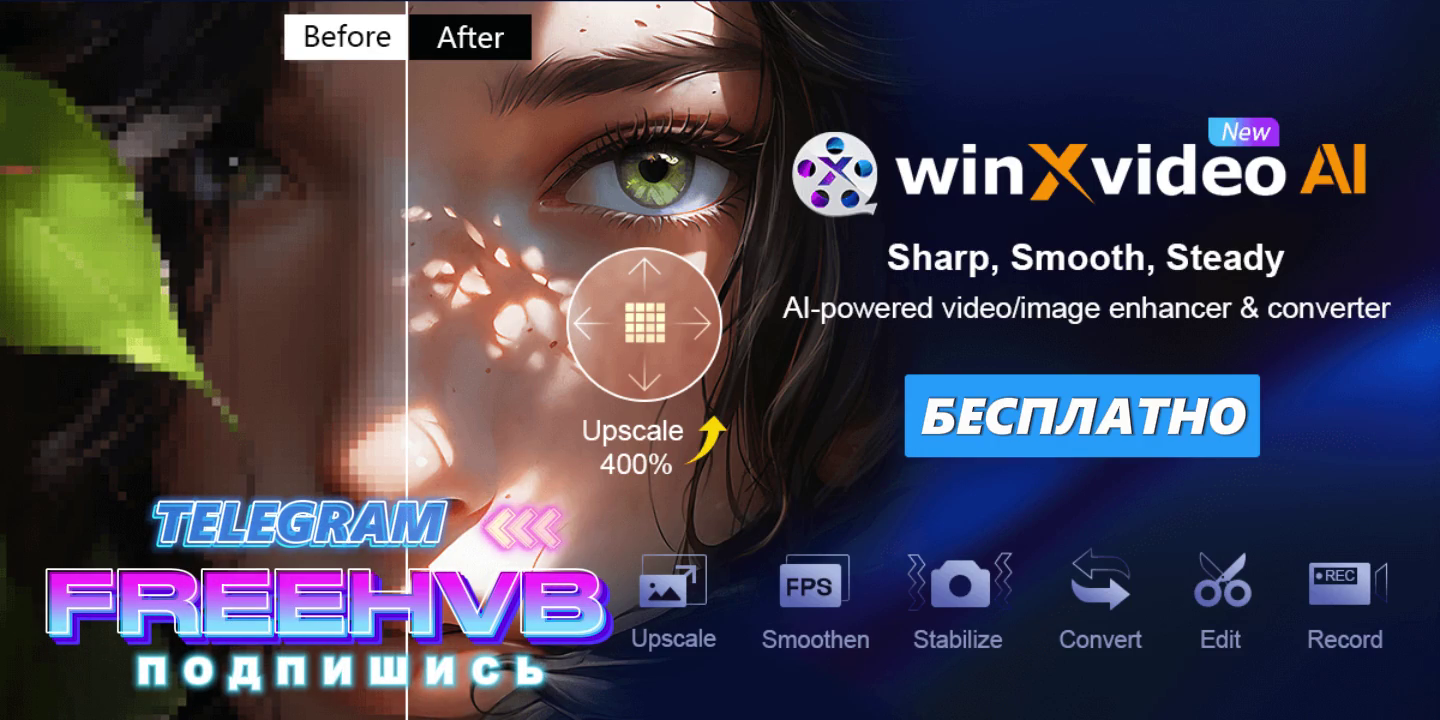 Как получить пожизненную лицензию: WinxVideo AI? | Пикабу