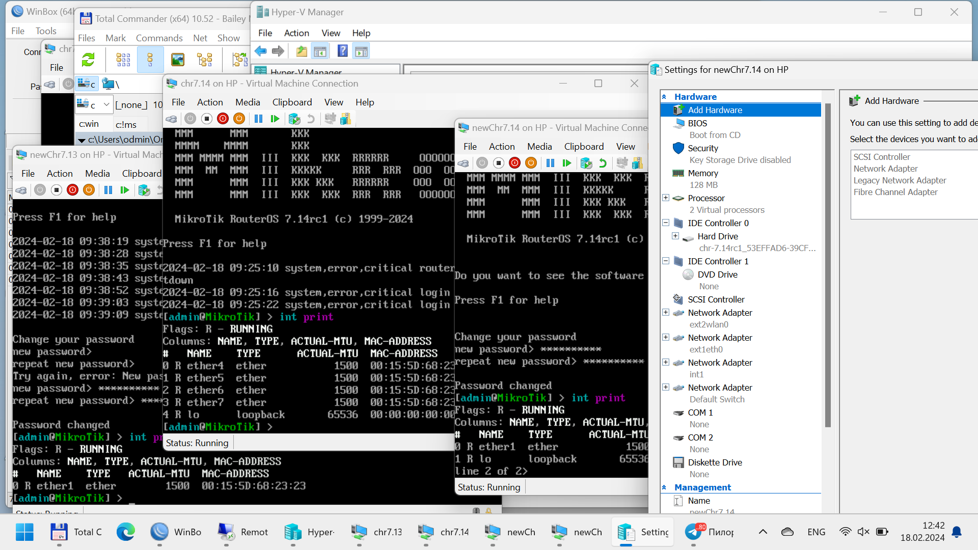 Cloud Hosted Router, Hyper-V и Windows 11 | Пикабу