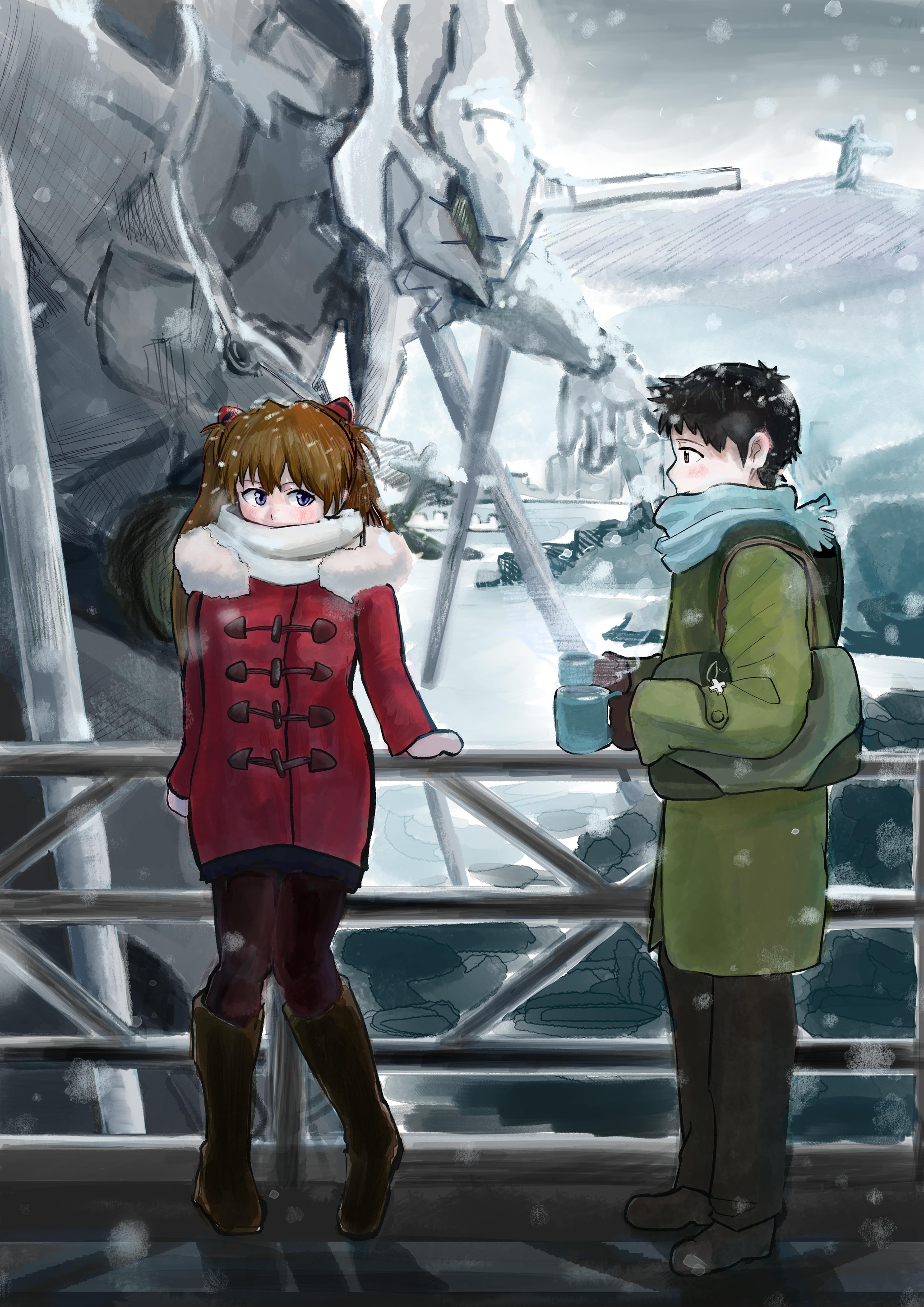 Shinji & Asuka | Пикабу