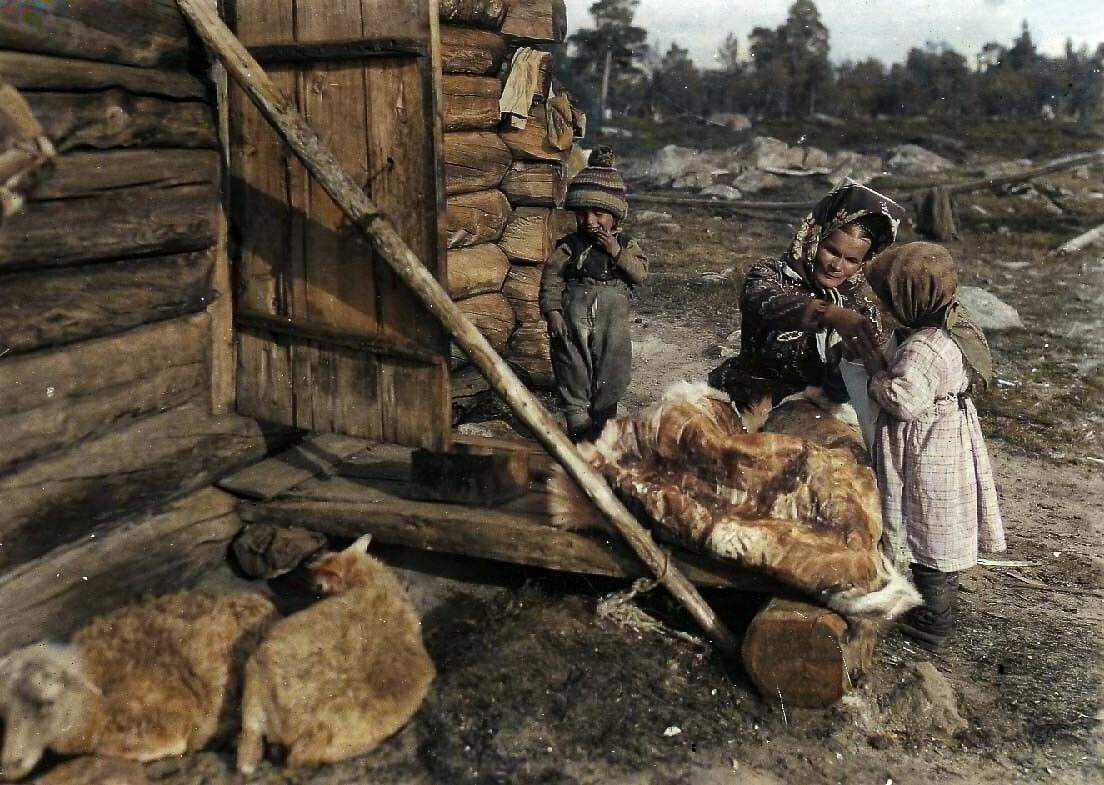 Редкие архивные фотографии одного из самых малочисленных народов Европы.  Саамы: жизнь и быт | Пикабу