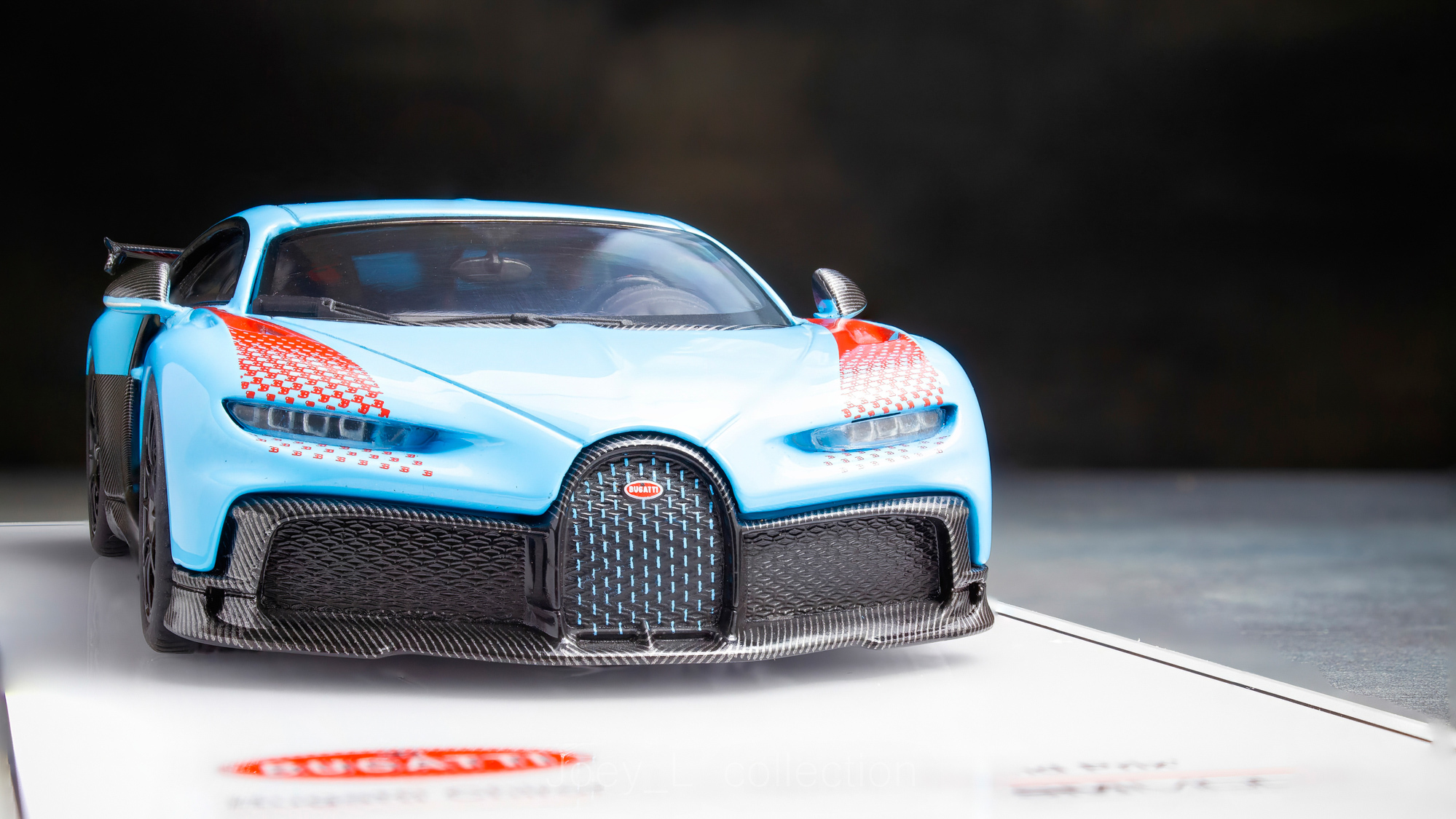 Модель в 1/43. Bugatti Chiron Pur Sport Grand Prix | Пикабу