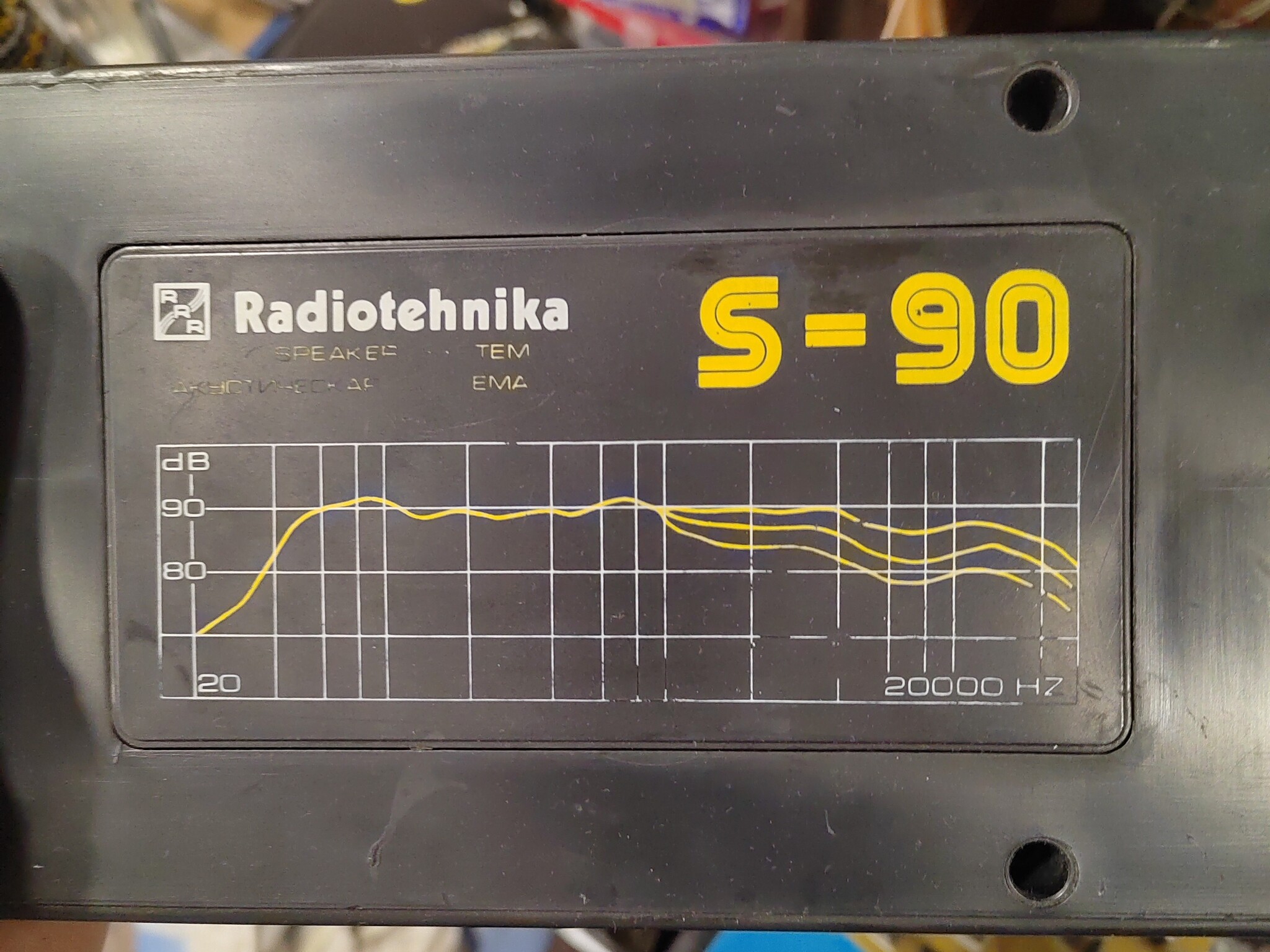 Попытка реставрации легенды, колонки Radiotehnika S90 | Пикабу