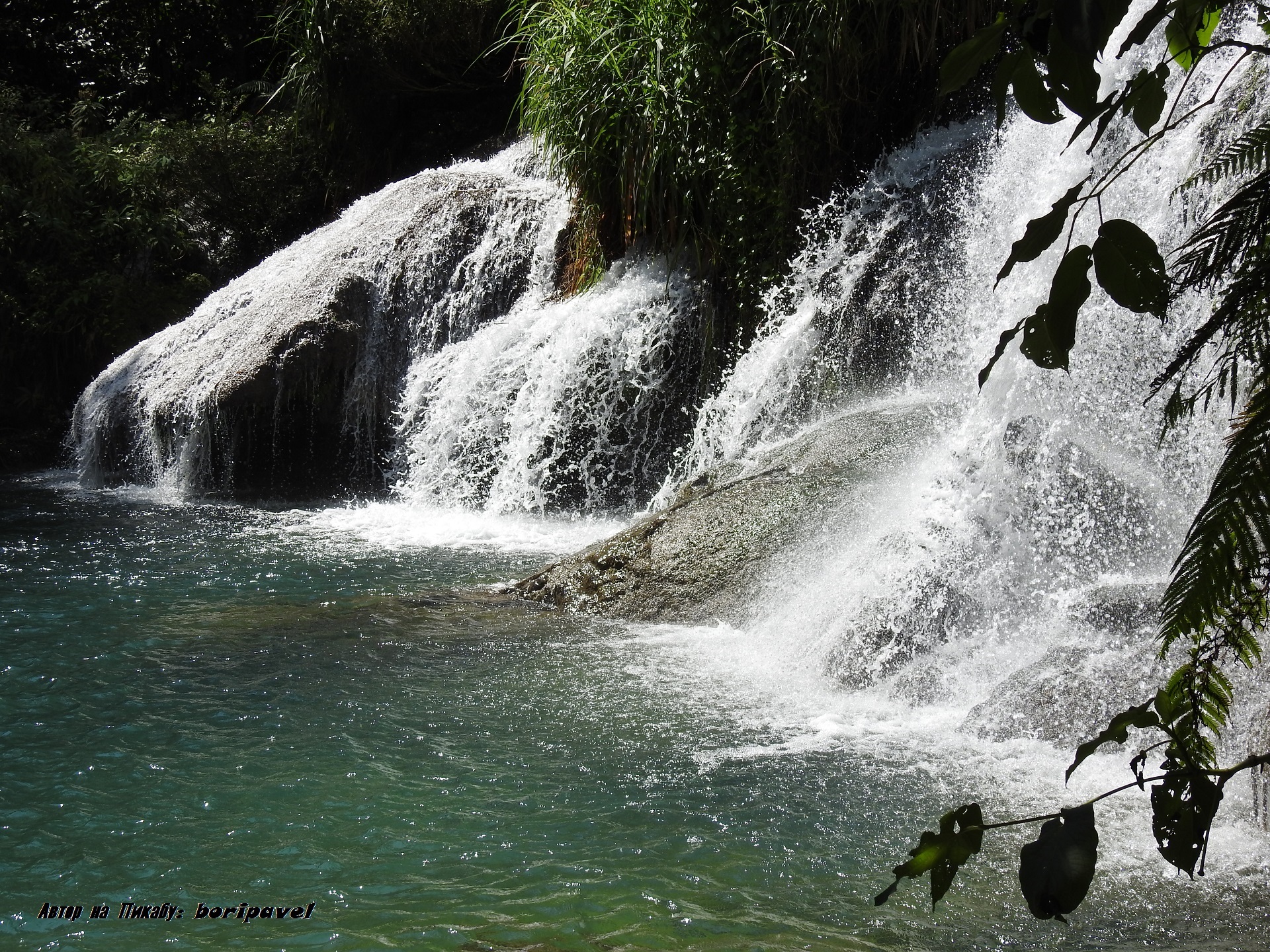 Водопады Эль Ничо (El Nicho Waterfalls), купаемся в Poceta de Cristal, Куба  09-2023 | Пикабу