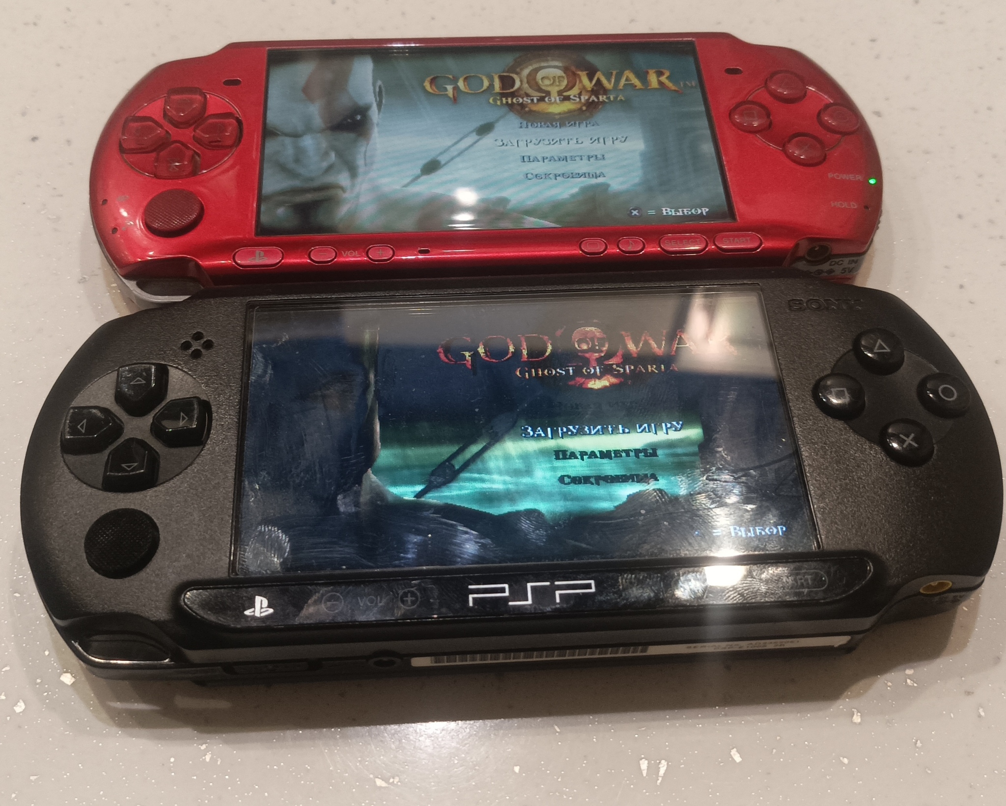 Различие экранов PSP 3000 и PSP е1000 | Пикабу