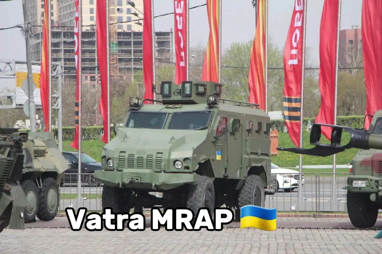 Трофеи армии России на Поклонной горе в Москве