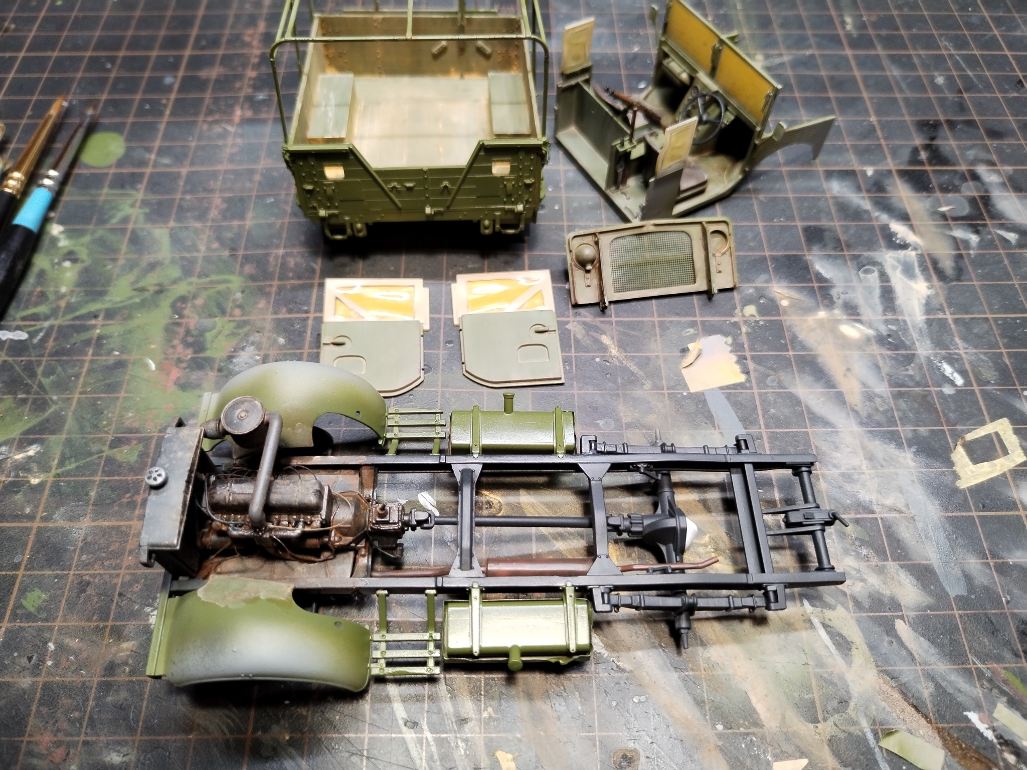 Bedford MWD 15-cwt (1/35 Gecko) | Пикабу