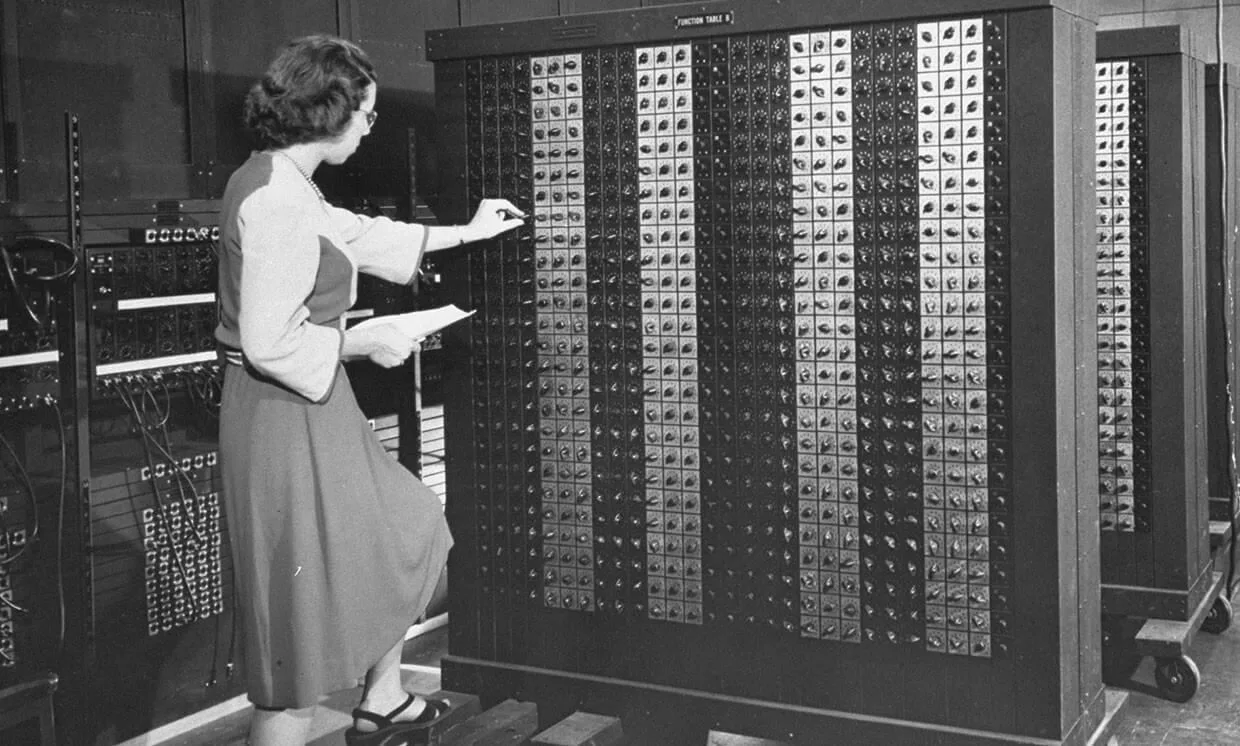 Раритет: ЭВМ Eniac 1943-1951 | Пикабу