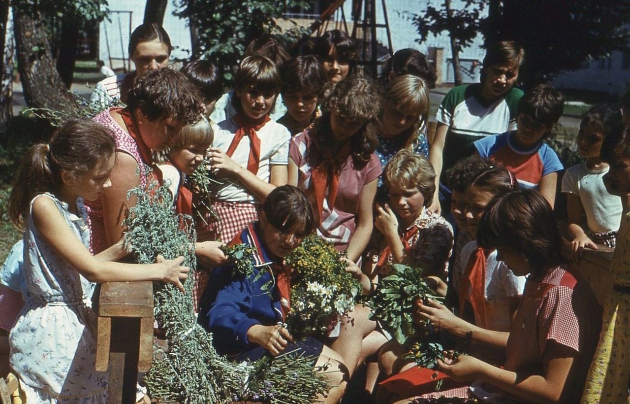 Лето в пионерском лагере «Факел», 1980-е | Пикабу