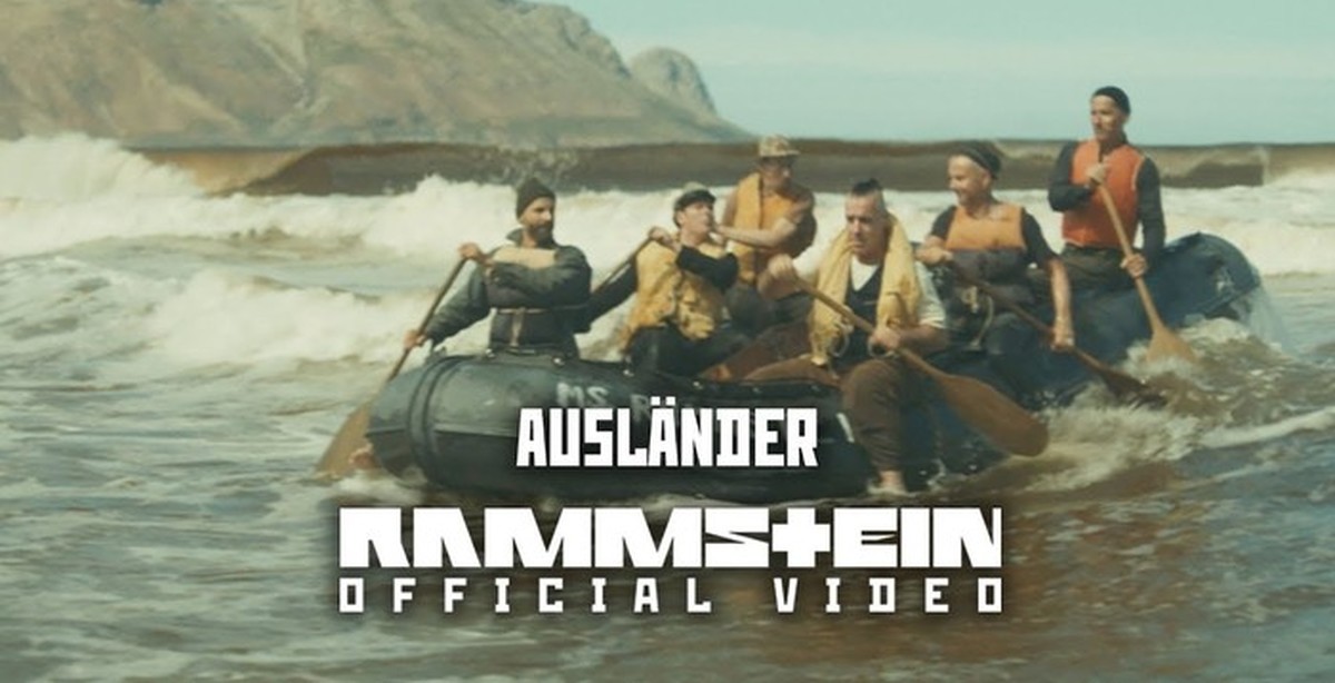 Песню rammstein auslander. Rammstein Ausländer обложка. Рамштайн Ауслендер. Аутлендер рамштайн. Rammstein Auslander.