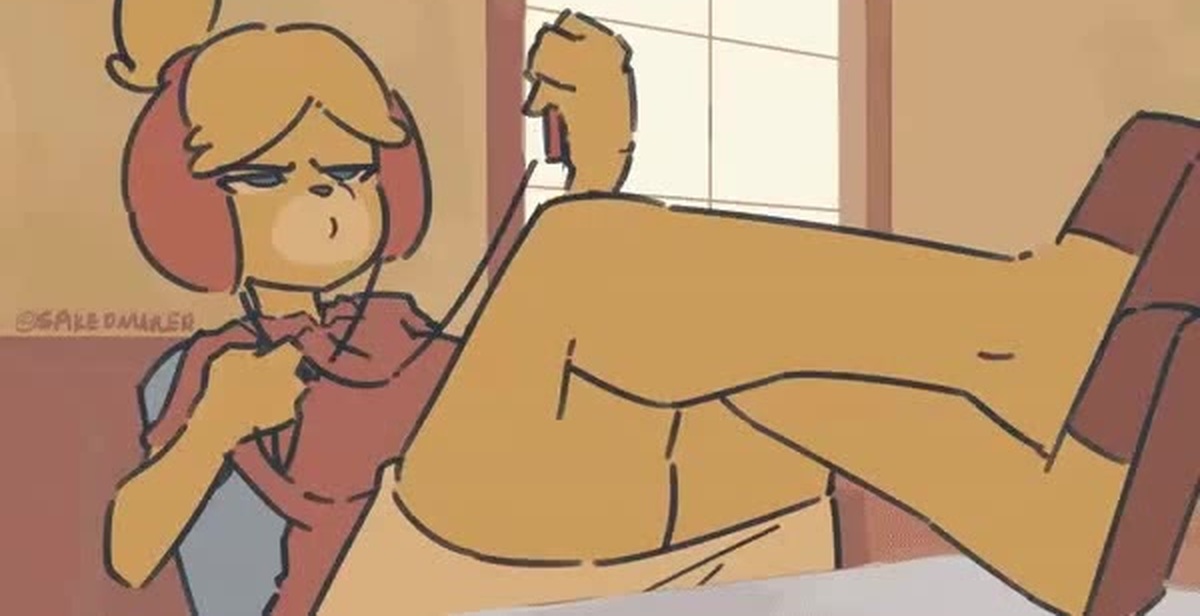 Isabelle Animal Crossing Porn Gif