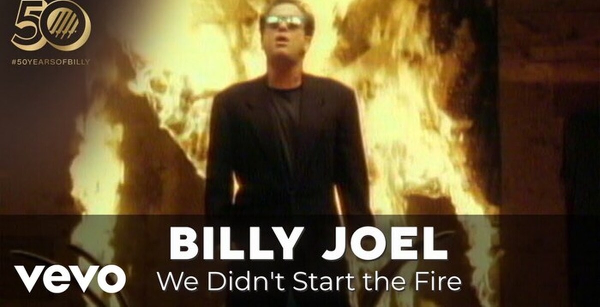 Billy joel start the fire. We didn’t start the Fire Билли Джоэл. Billy Joel we didn't start the Fire. Билли Джоэл we didn't start the Fire клип. Billy Joel ▶ we didnt start the Fire 1989 1080pᴴᴰ.