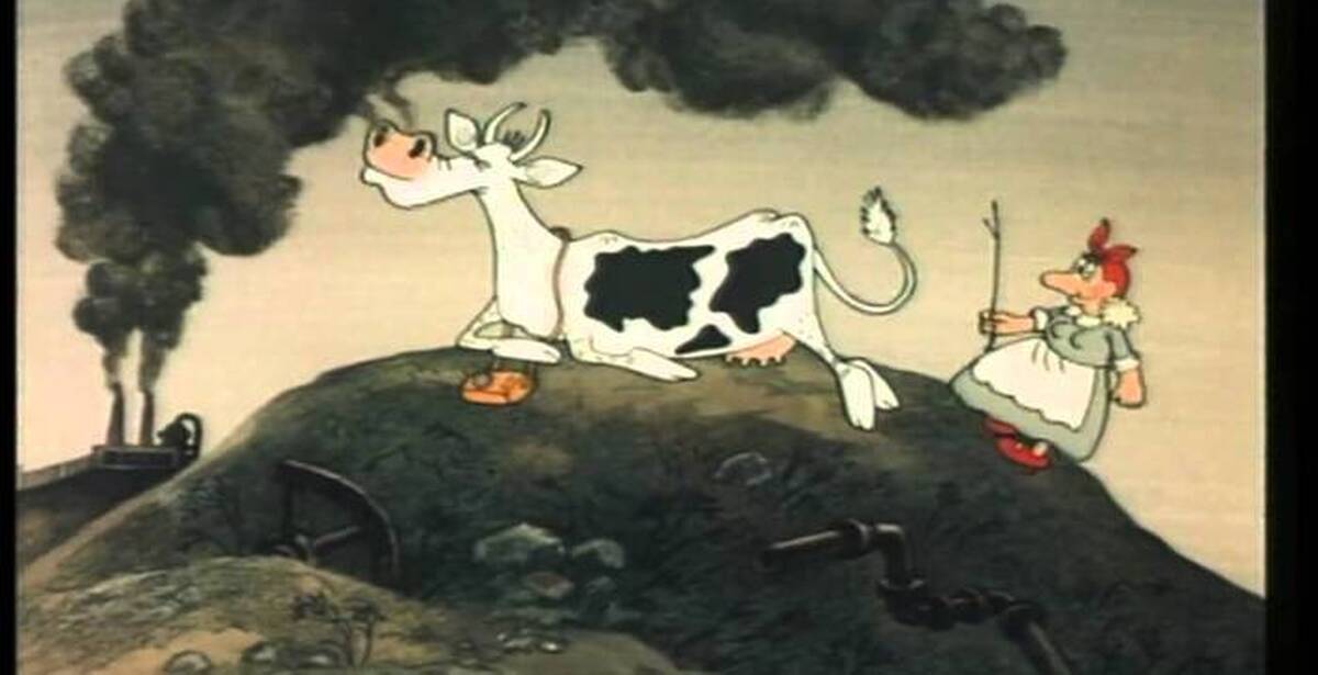 Вот это совсем разговор. Корова из советского мультика.