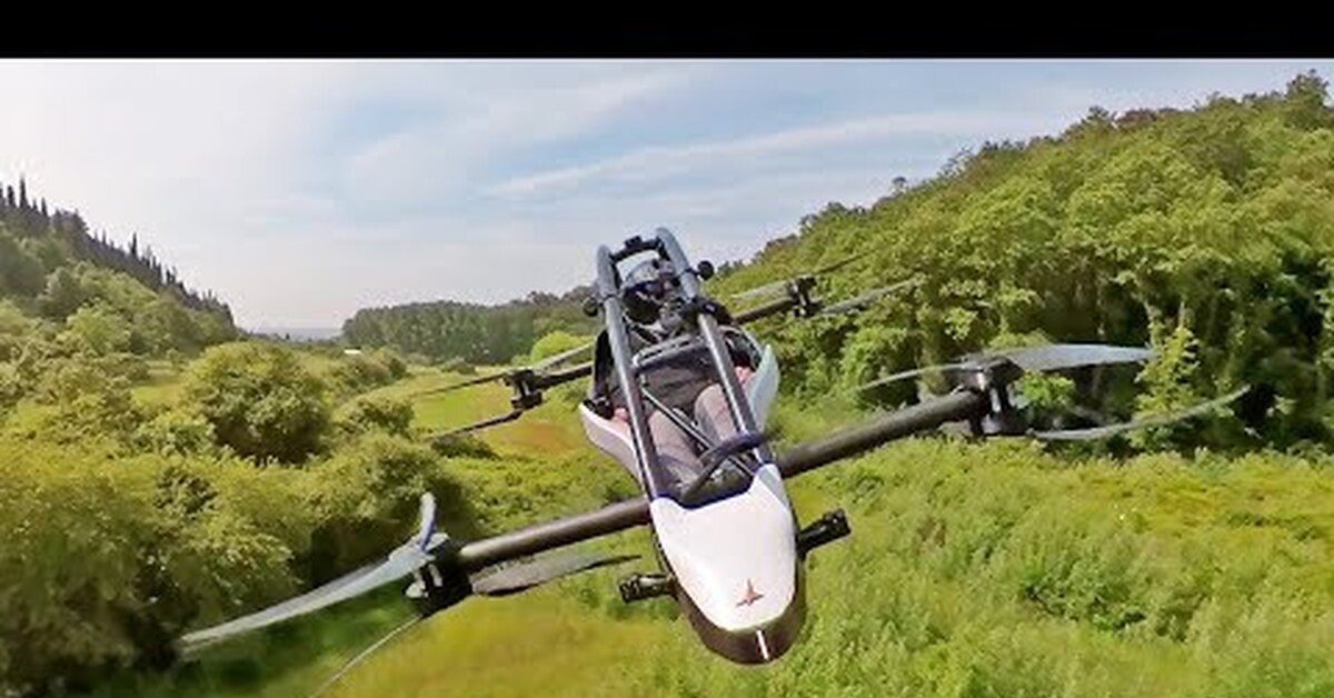 Летающие кабинки. Пилотируемый квадрокоптер для человека. Jetson one. Jetson one. Jetson one.